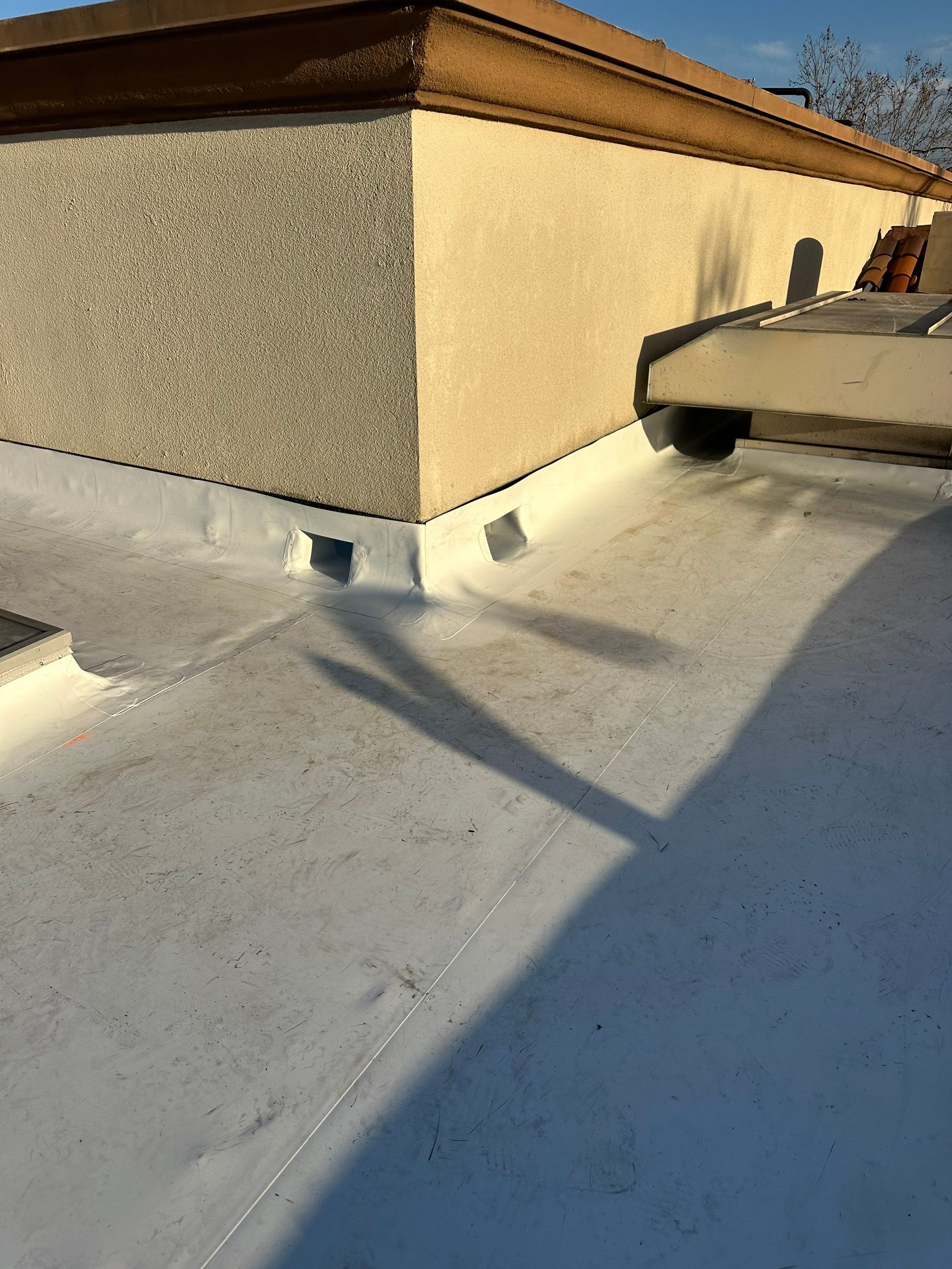 Project in Redwood City, CA by Sanchez Single Ply Roofing