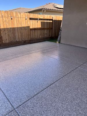Patio Concrete Coating in Madera, CA
