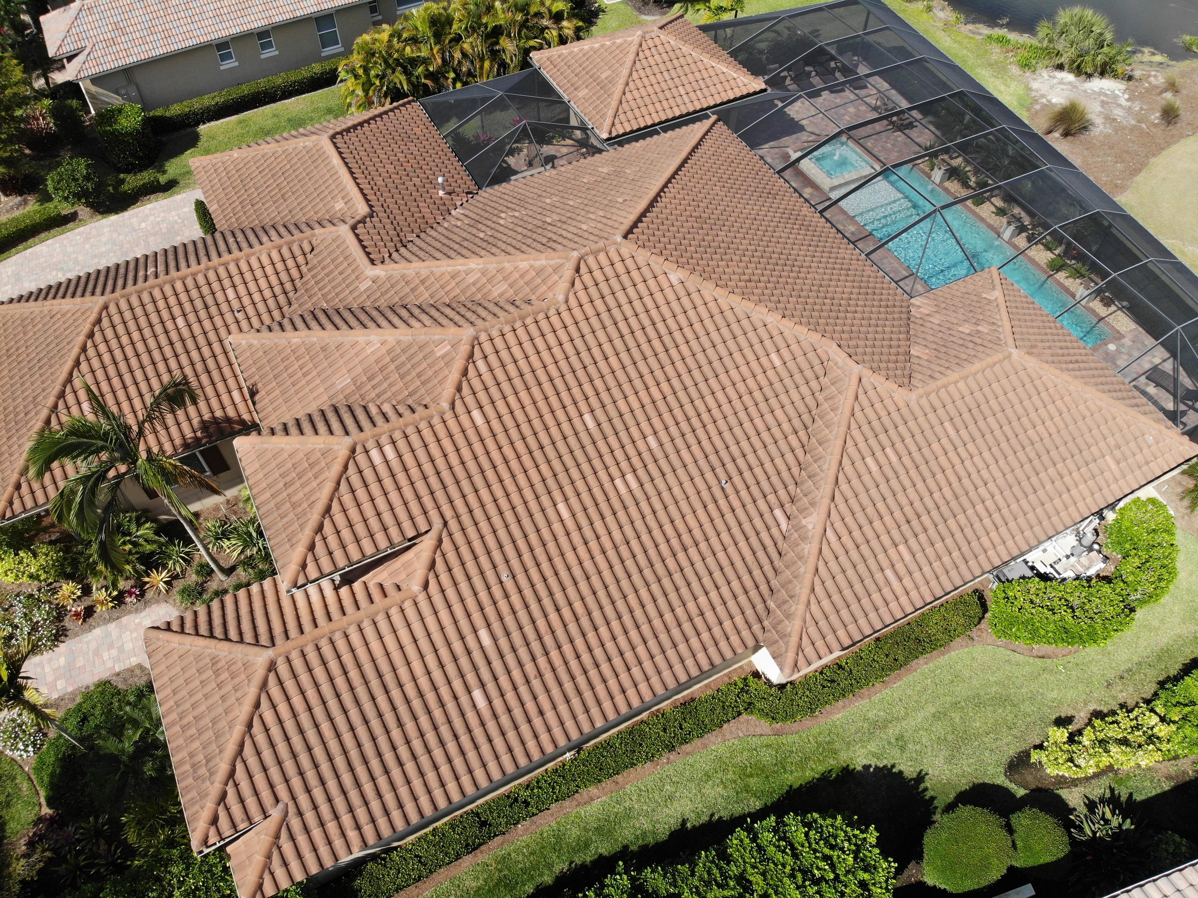 Residential Roofing Installation using Composite Spanish Tile by International Roofing