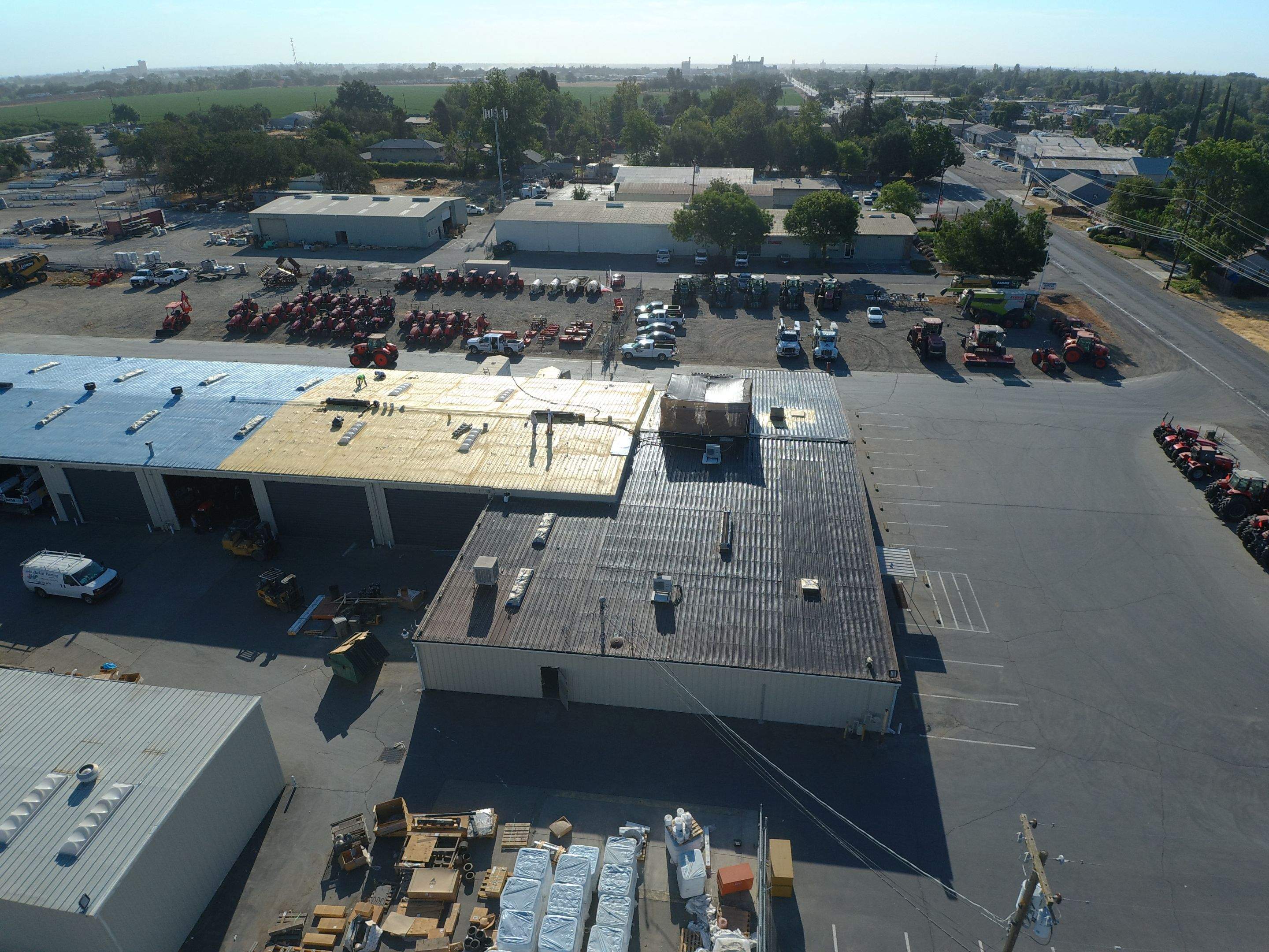 Spray foam and coatings using Conklin Benchmark/PUMA XL coatings and spray foam by Straight Edge Roofing Inc