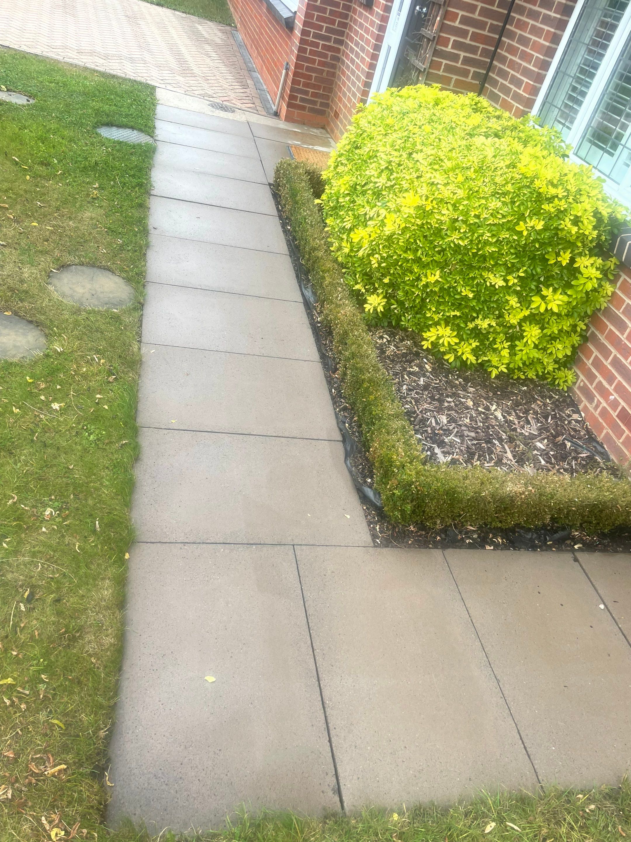 Roof, Driveway And Pathway Clean using Mosmatic FSC and Biocide by Ges Exterior Cleaning ltd