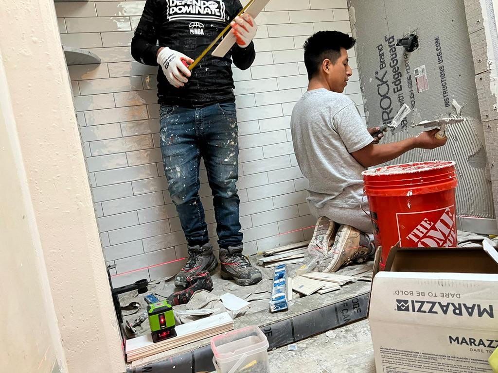 Bathroom Remodel using Tile by Home Concepts Construction