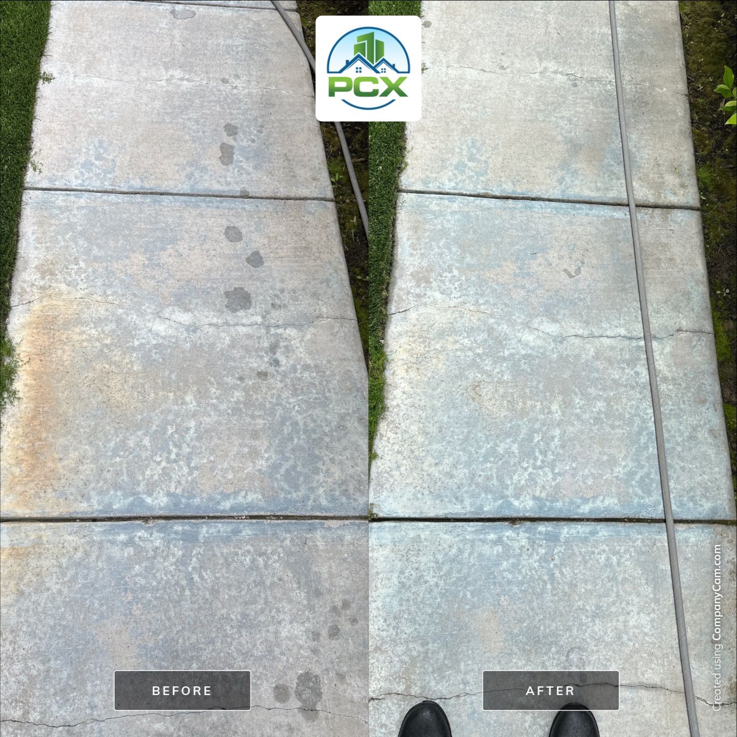 No chemical pressure wash by Property Cleaning Experts, LLC
