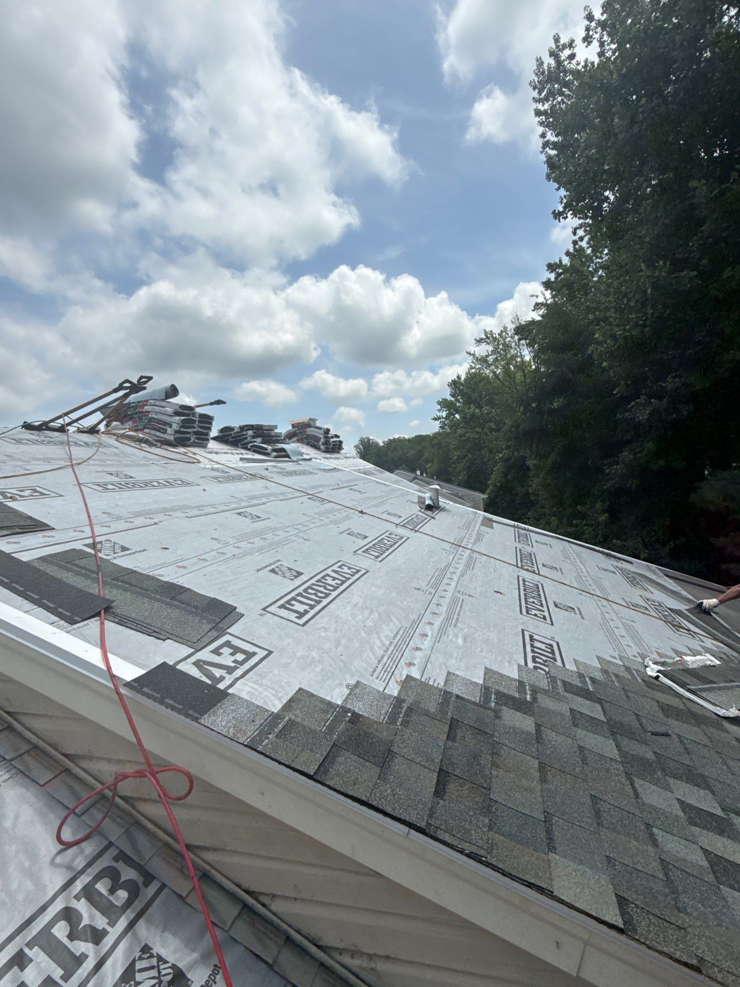 Residential Roofing Installation using GAF Timberline HDZ by Matter Roofing & Construction