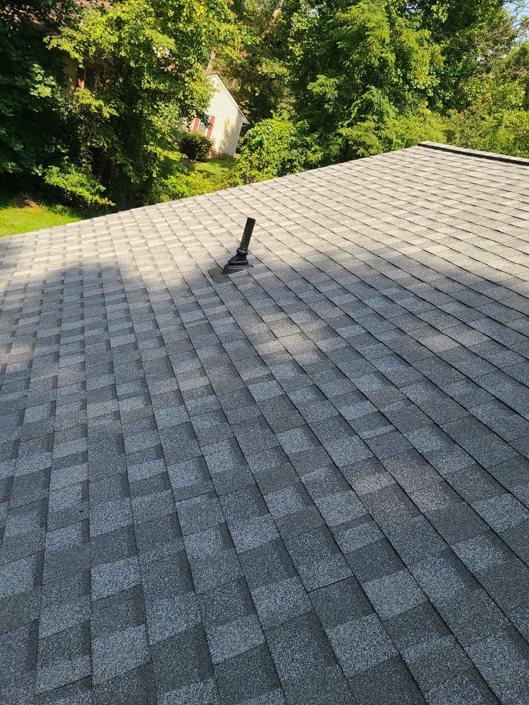 Oakton: Residential Roof Replacement with CertainTeed Landmark Designer Shingles in Pewter by RM Banning, Inc.