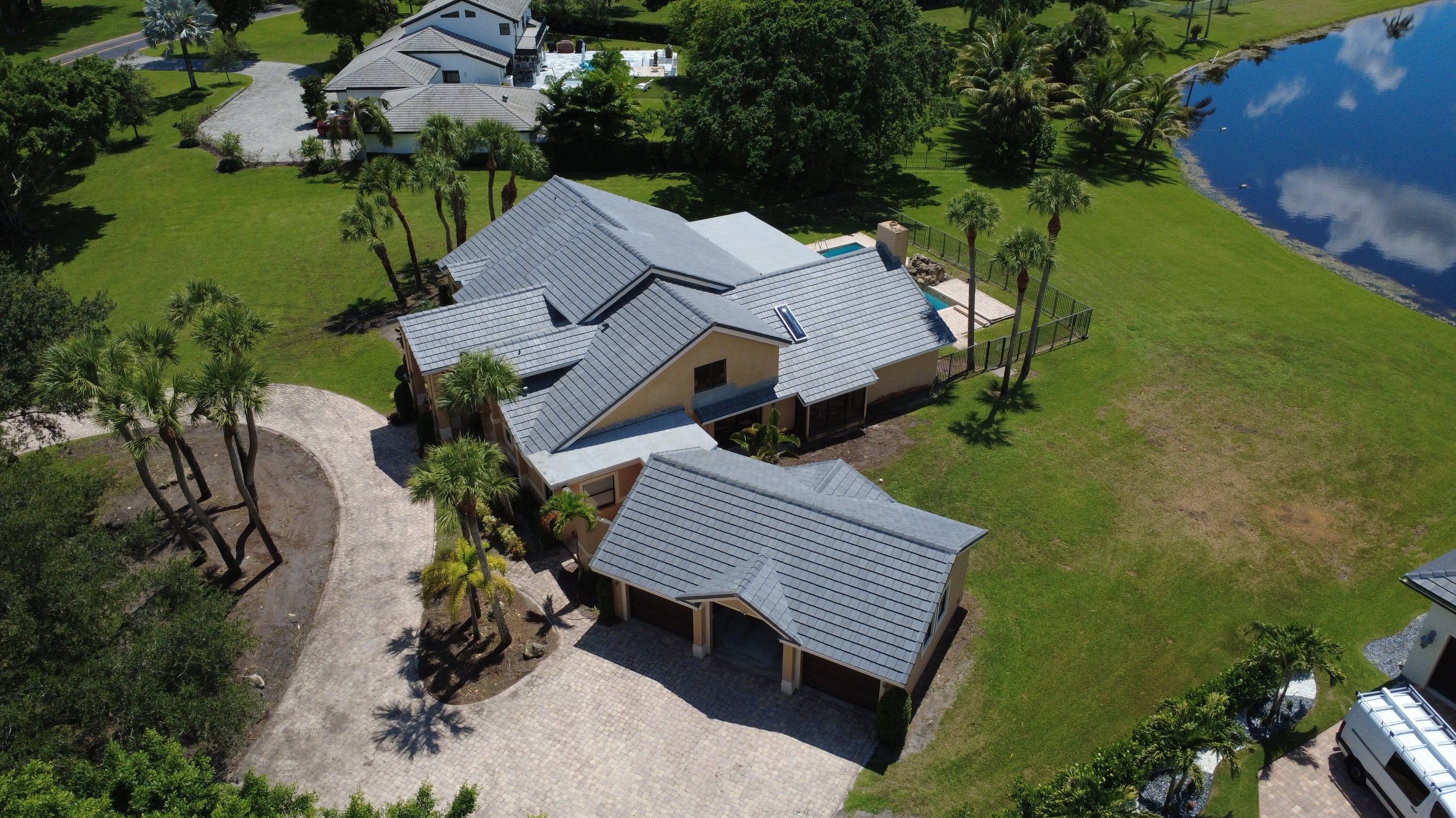 Residential Roofing Installation using Eagle Roofing Tile