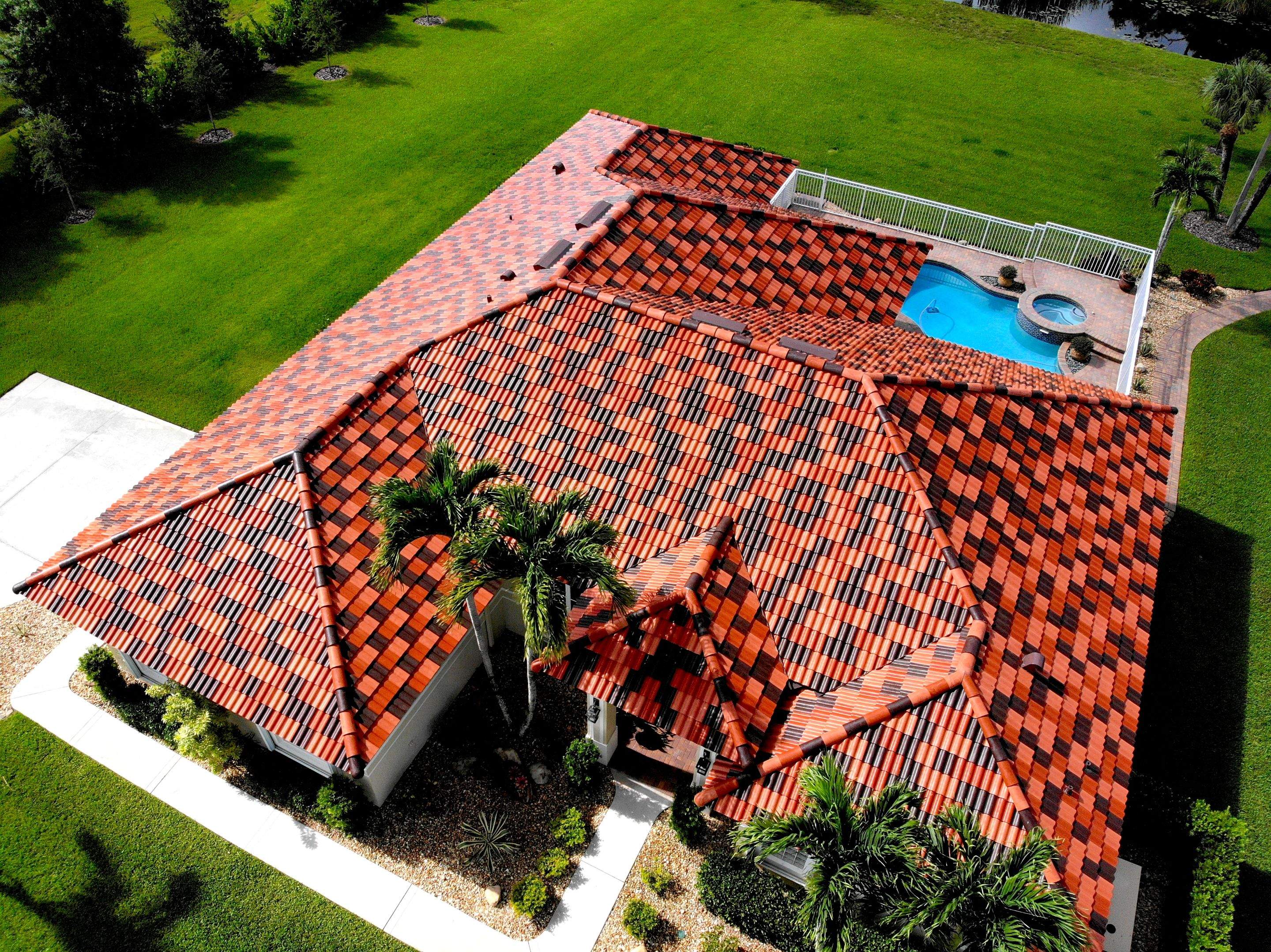 Residential Roofing Installation using Brava Spanish Tile in West Palm Beach by International Roofing