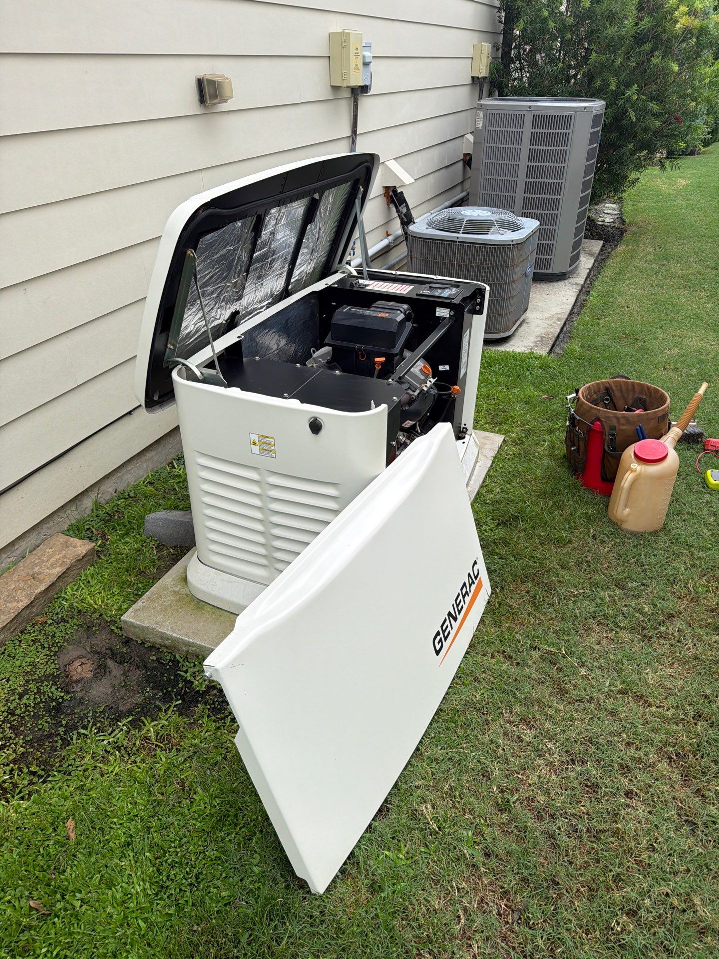 Residential Generac Standby Generator Preventative Maintenance in Conroe, Texas by GenTex Elite Services