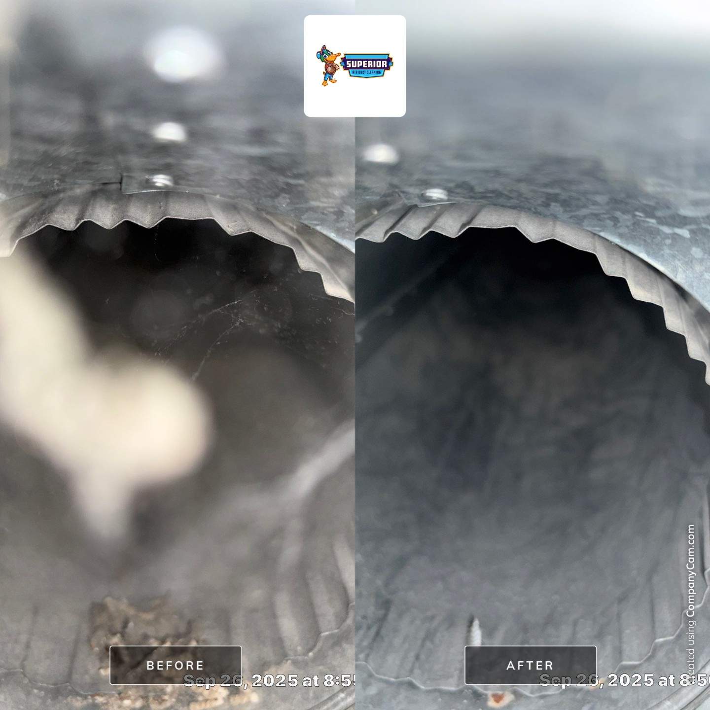 Air Duct Cleaning With a Vacuum Truck in Grove City, PA by Superior Air Duct Cleaning