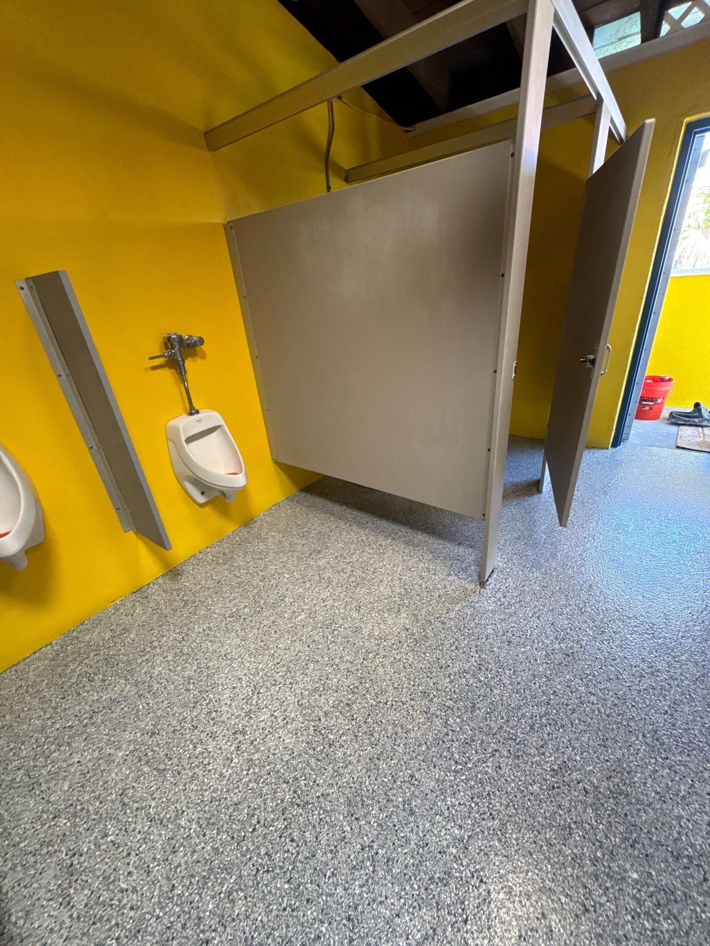 Commercial Restroom Refresh: Seamless 'Tidal Wave' Flake for a Repeat Client by Performance Floors & Coating