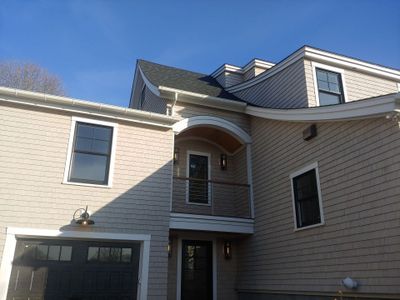 Newport, RI Gutter Installation using 6" Half Round Aluminum Gutter