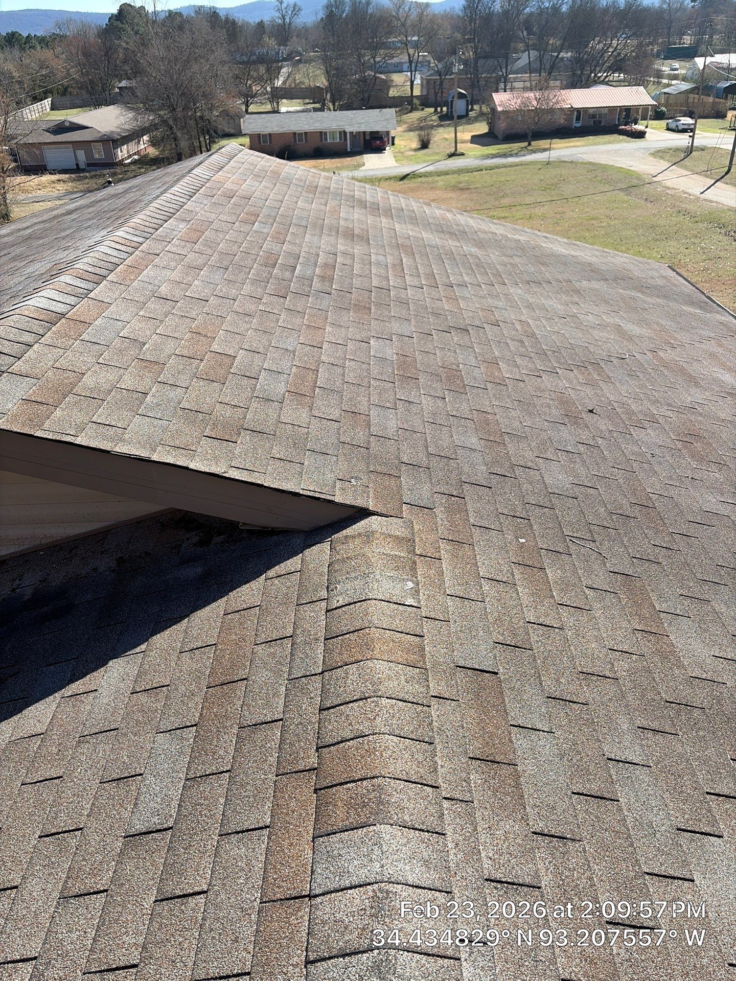 GAF Timberline UHDZ Shingle Roof Replacement and Decking Repair in Pearcy by Temple Roofing and Exteriors