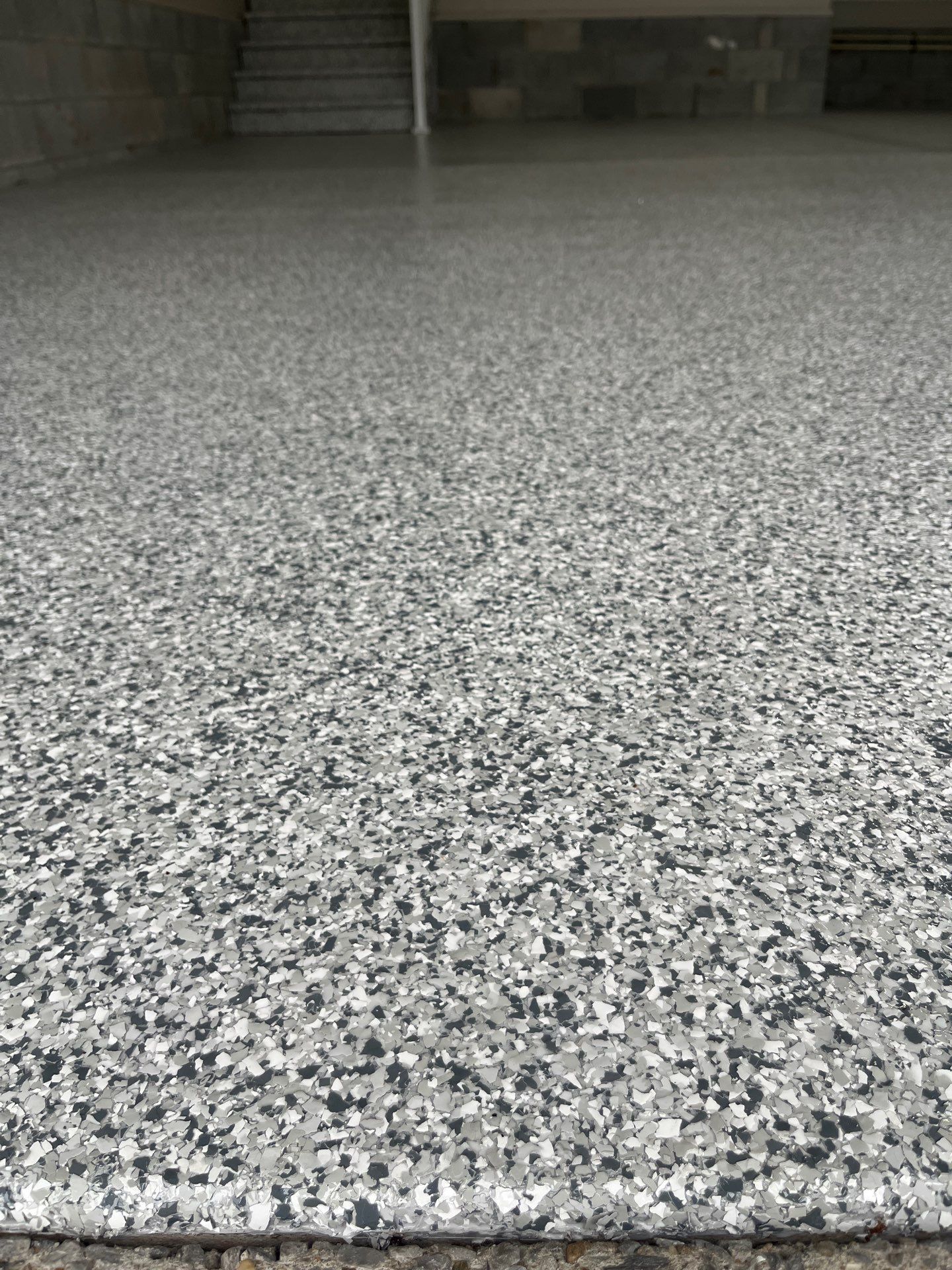 Garage Floor Coating using Gravel by My Garage Floor Guys