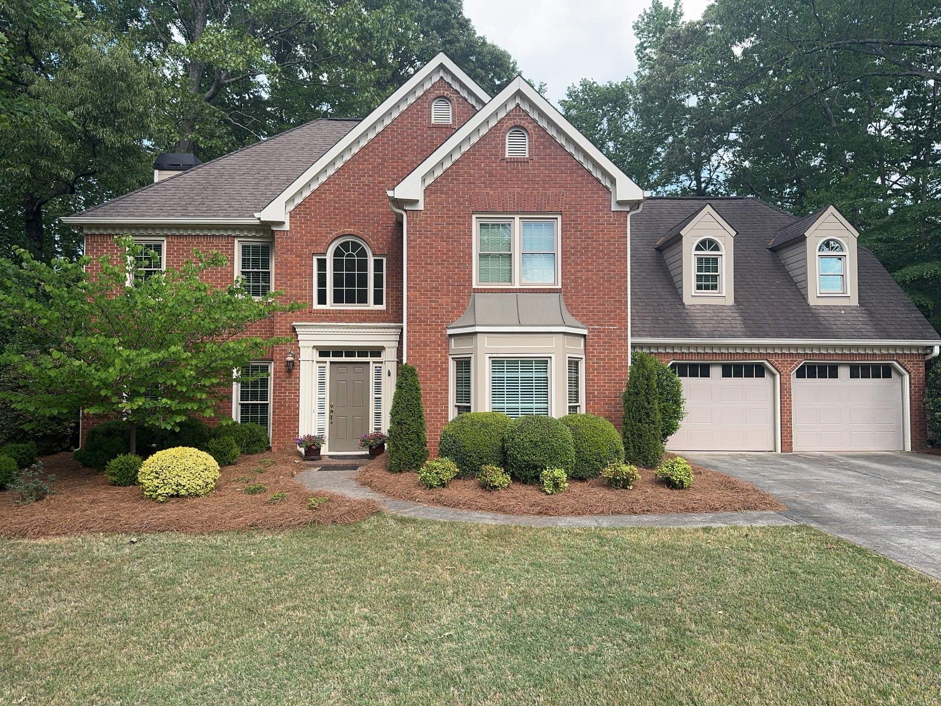 Marietta, GA Rotten Wood Replacement, Chimney Corner Board Installation, Gutter Replacement, and Exterior Painting by Nelson Exteriors