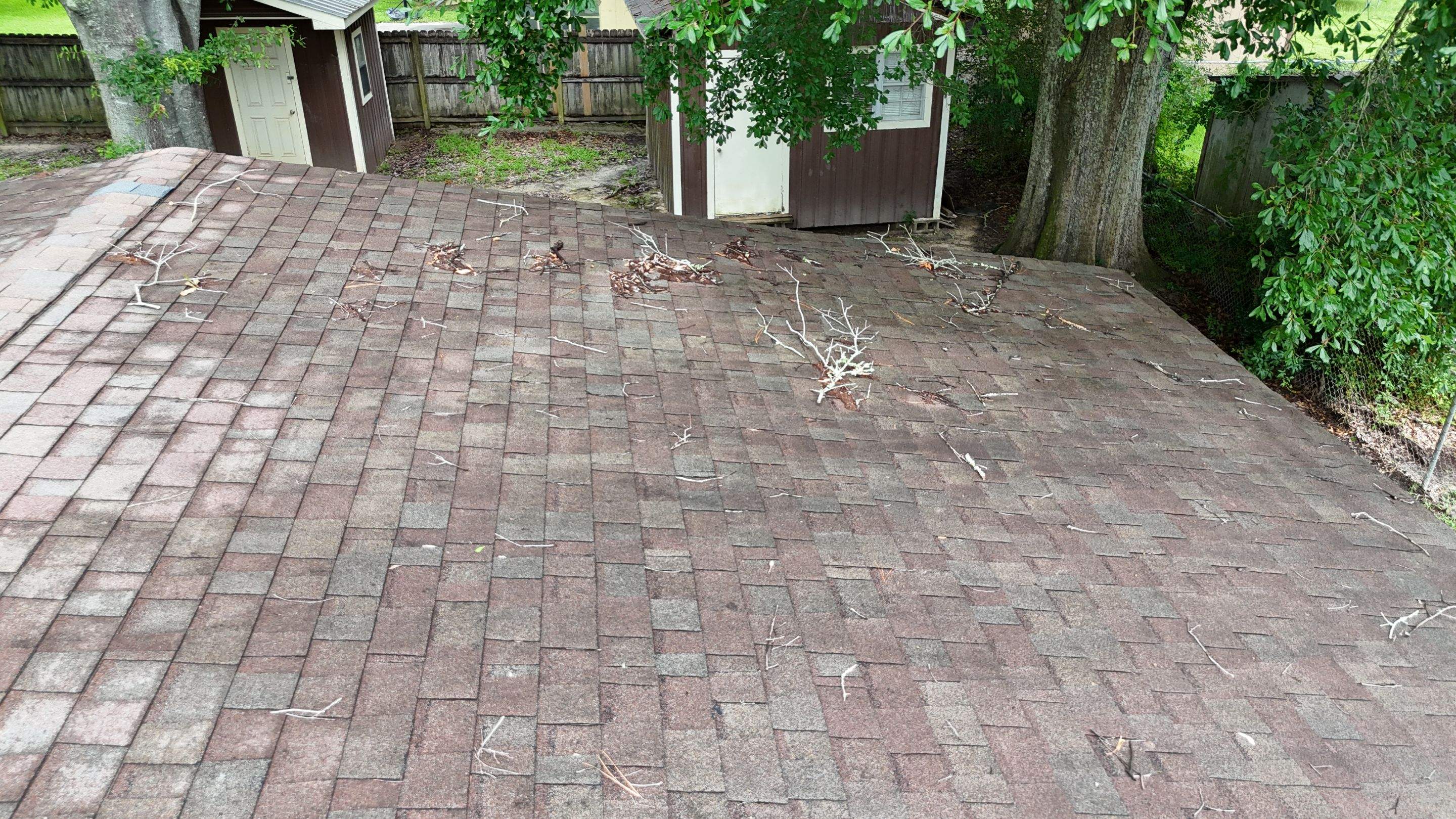 Old roof replacement by Husband Roofing & Contracting