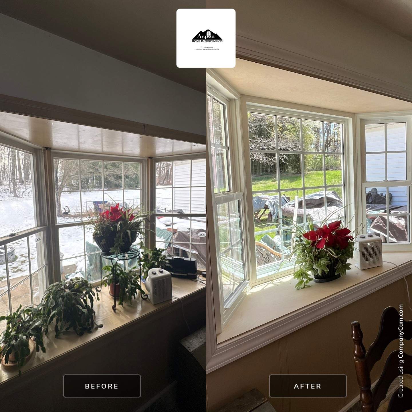 Bay Window Double Hung Window Patio Door by Aspen Home Improvements