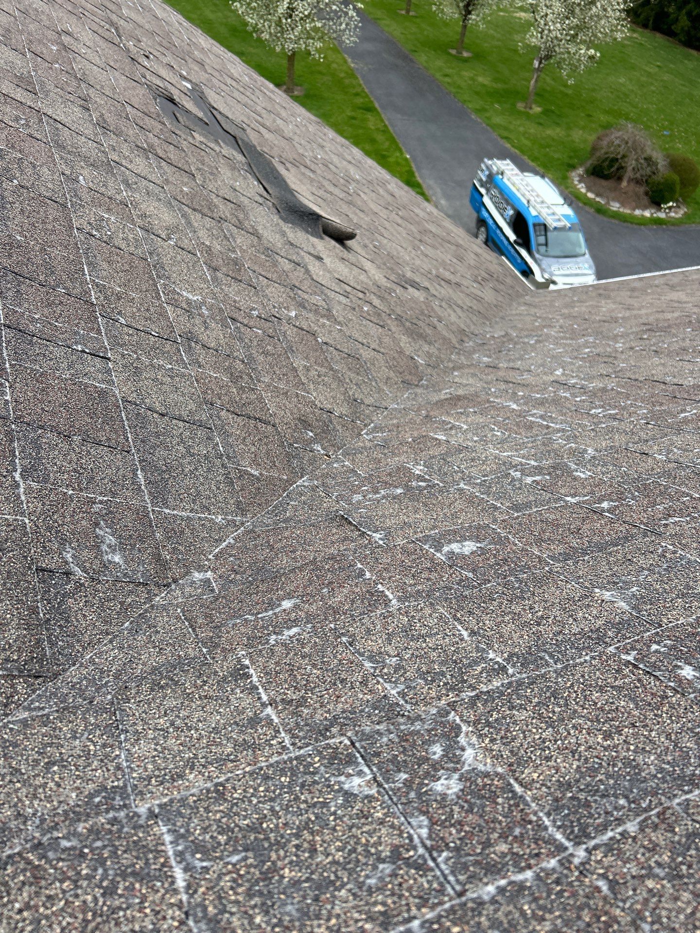 Residential Roofing Installation using Duration Series Shingles - Driftwood by RoofX 
