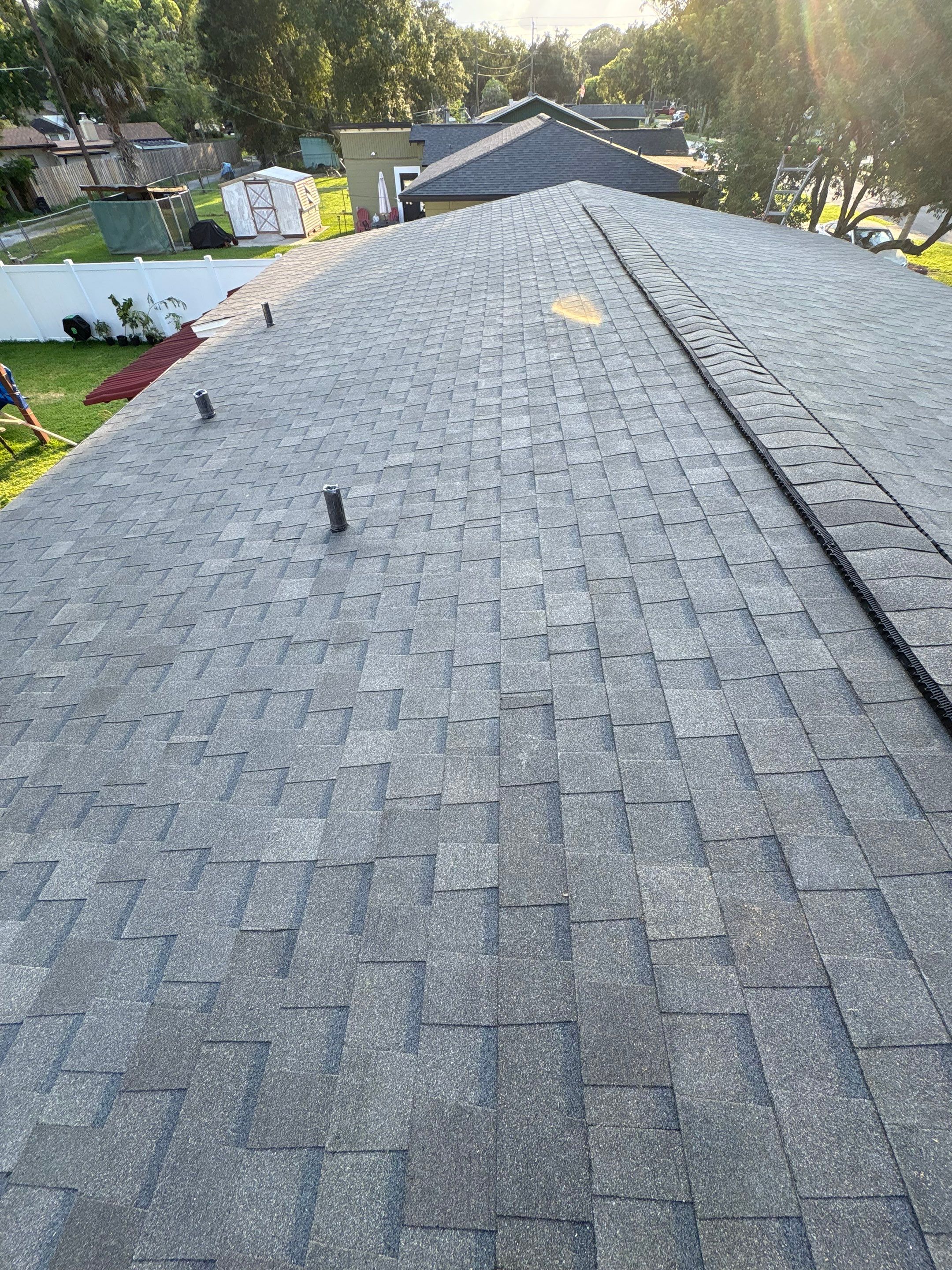 Full Asphalt Shingle and Membrane Roof Replacement in Sanford by Pinnacle Roofing Group