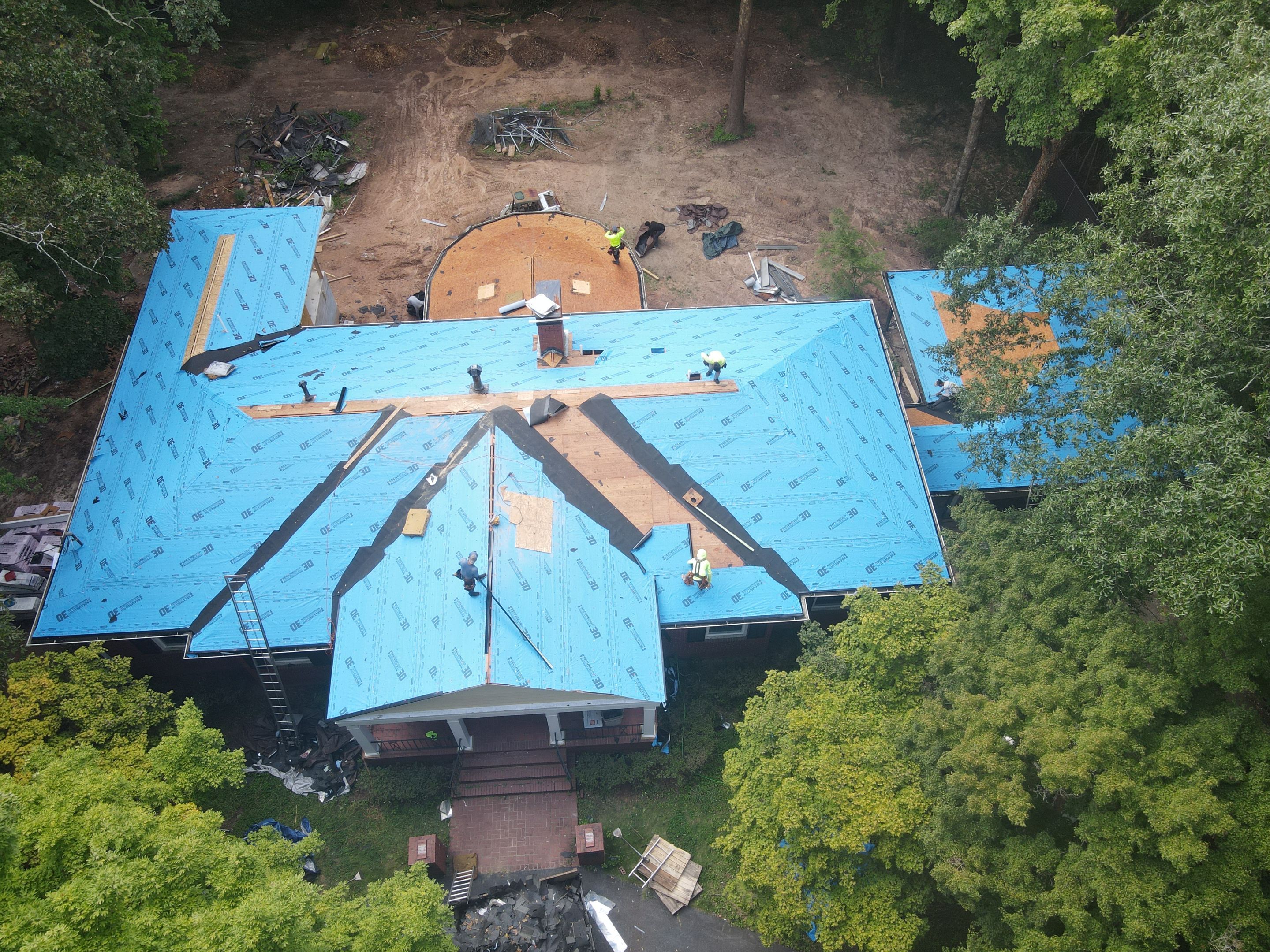 Residential Roofing Installation using Owens Corning by Inspector Roofing and Restoration