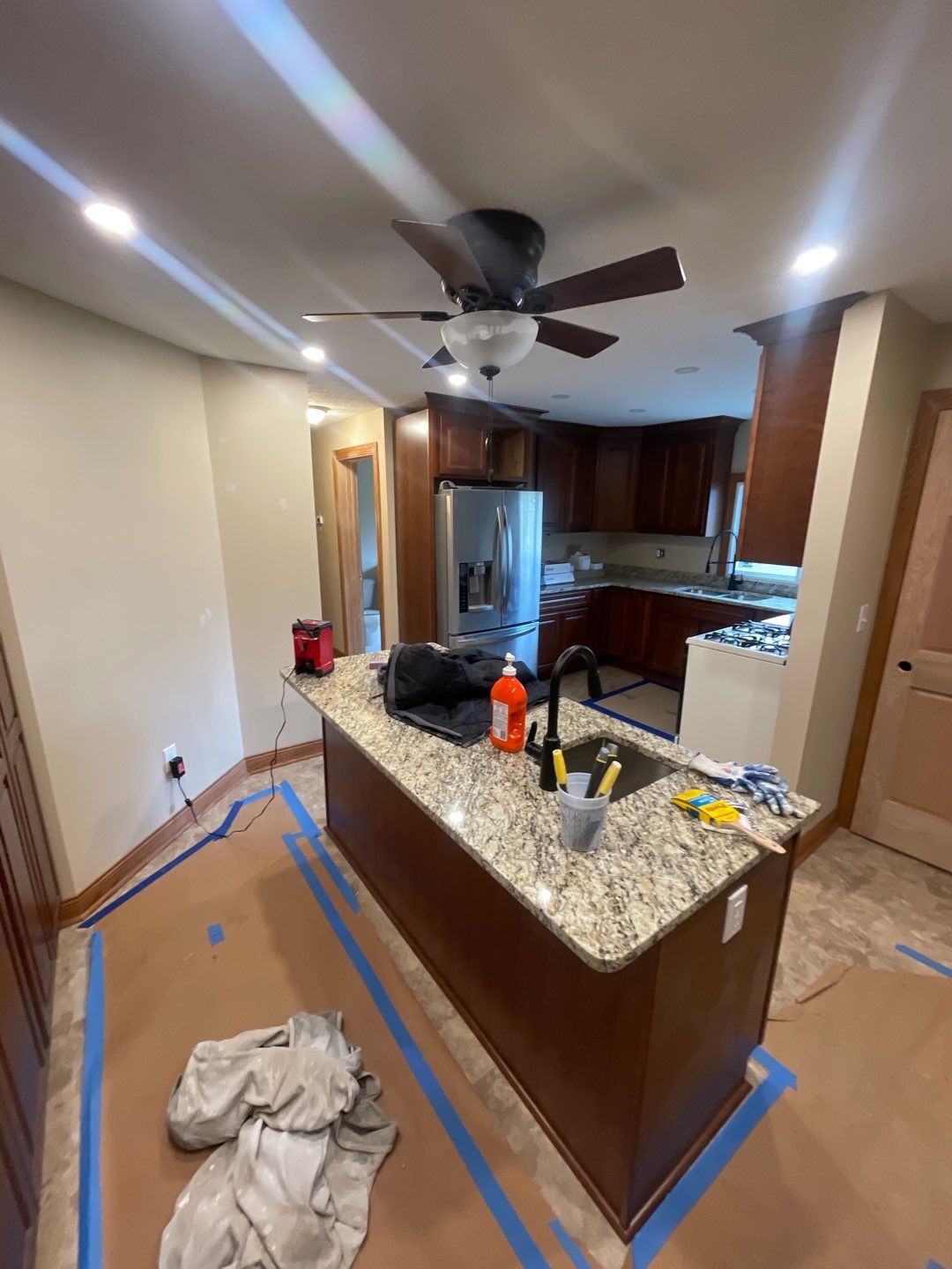 Door Staining using Minwax Stain by Callaway Contracting LLC