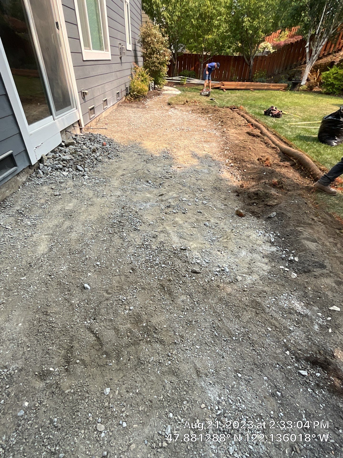  Amy | Stamped Finish Patio, Concrete Project by Jireh Asphalt & Concrete Inc 