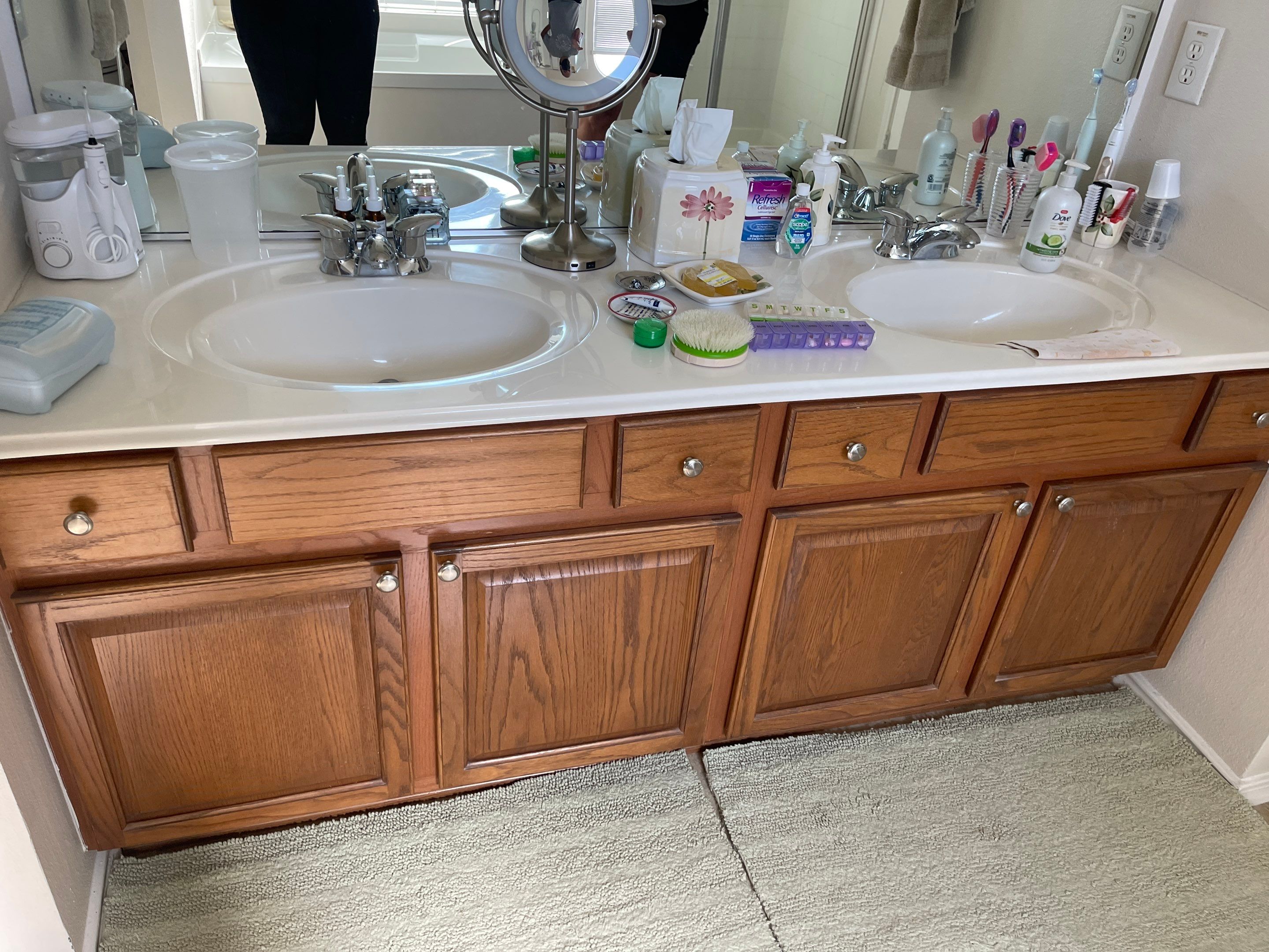 Bathroom remodel by Mena stone surfaces