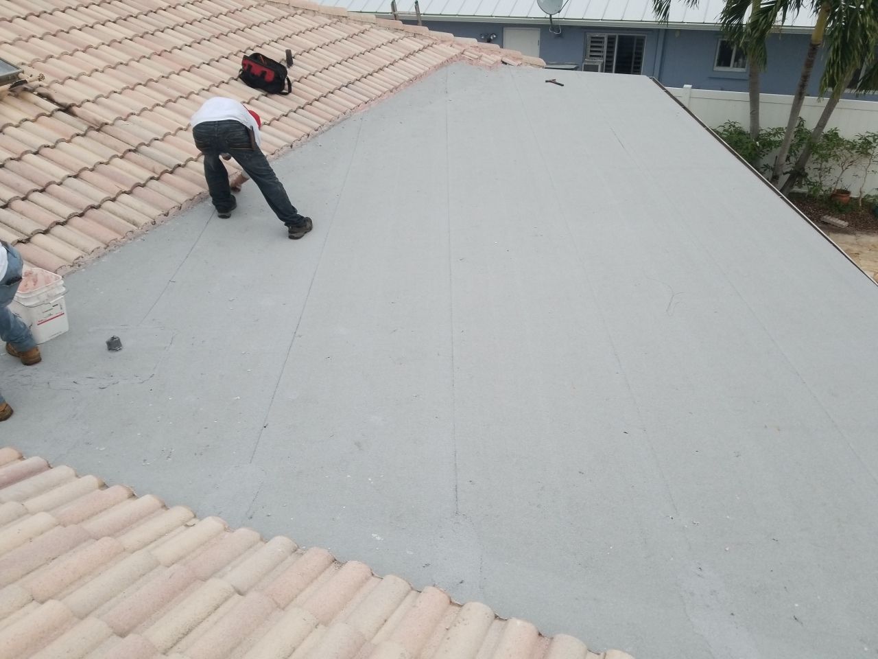 Flat Roof Replacement using Certainteed Flintlastic SA Roofing System by Aastro Roofing