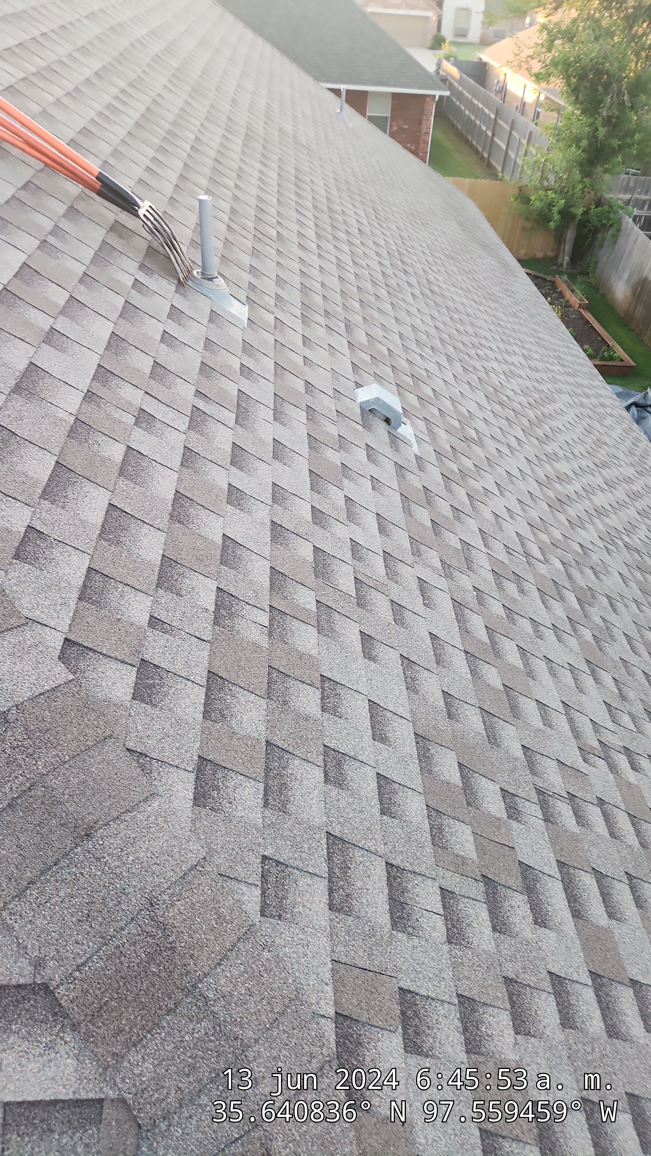 Reroof using GAF HDZ in Charcoal by Castillo Roofing
