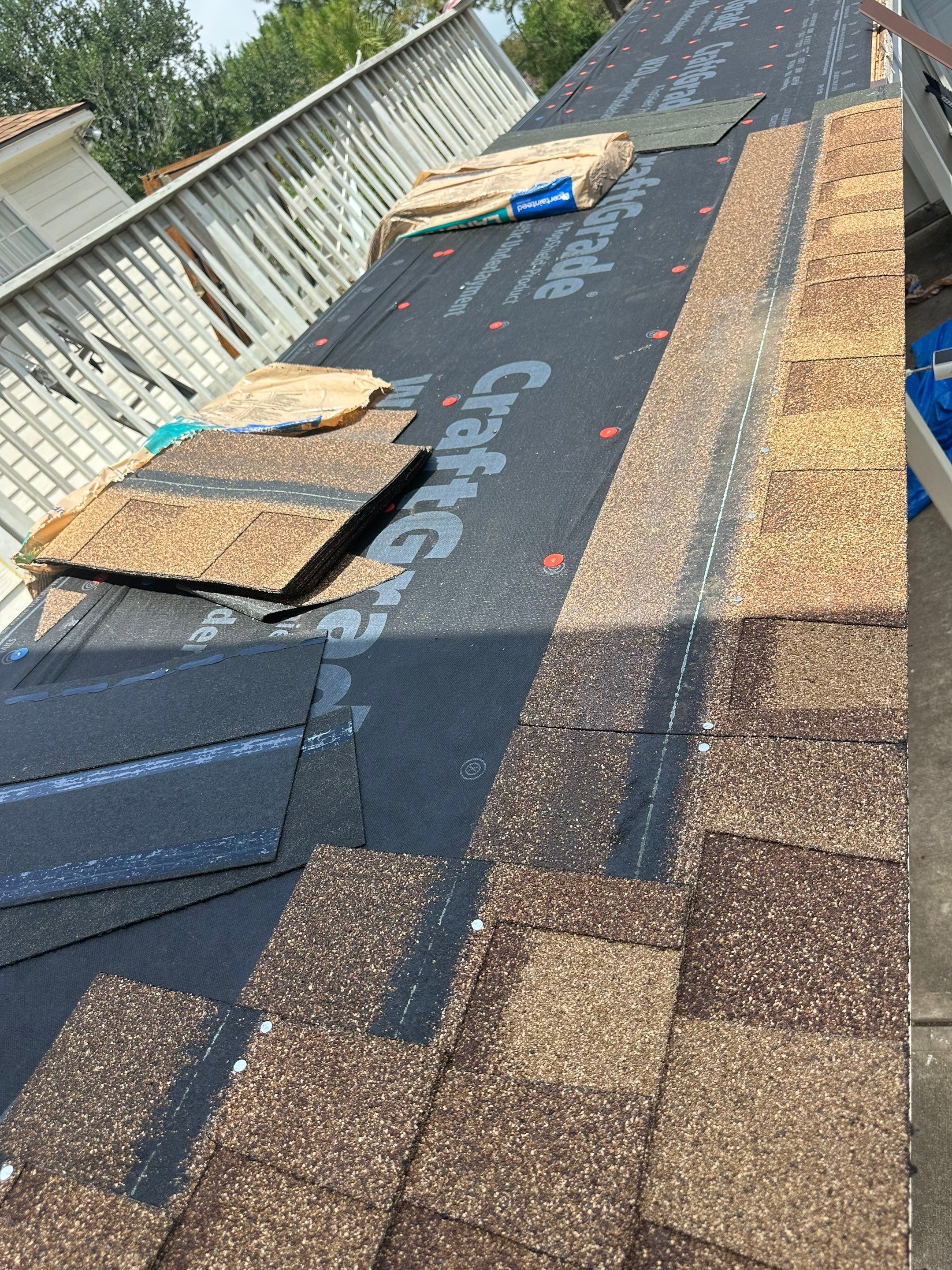 Project in League City by All-Pro Roofing