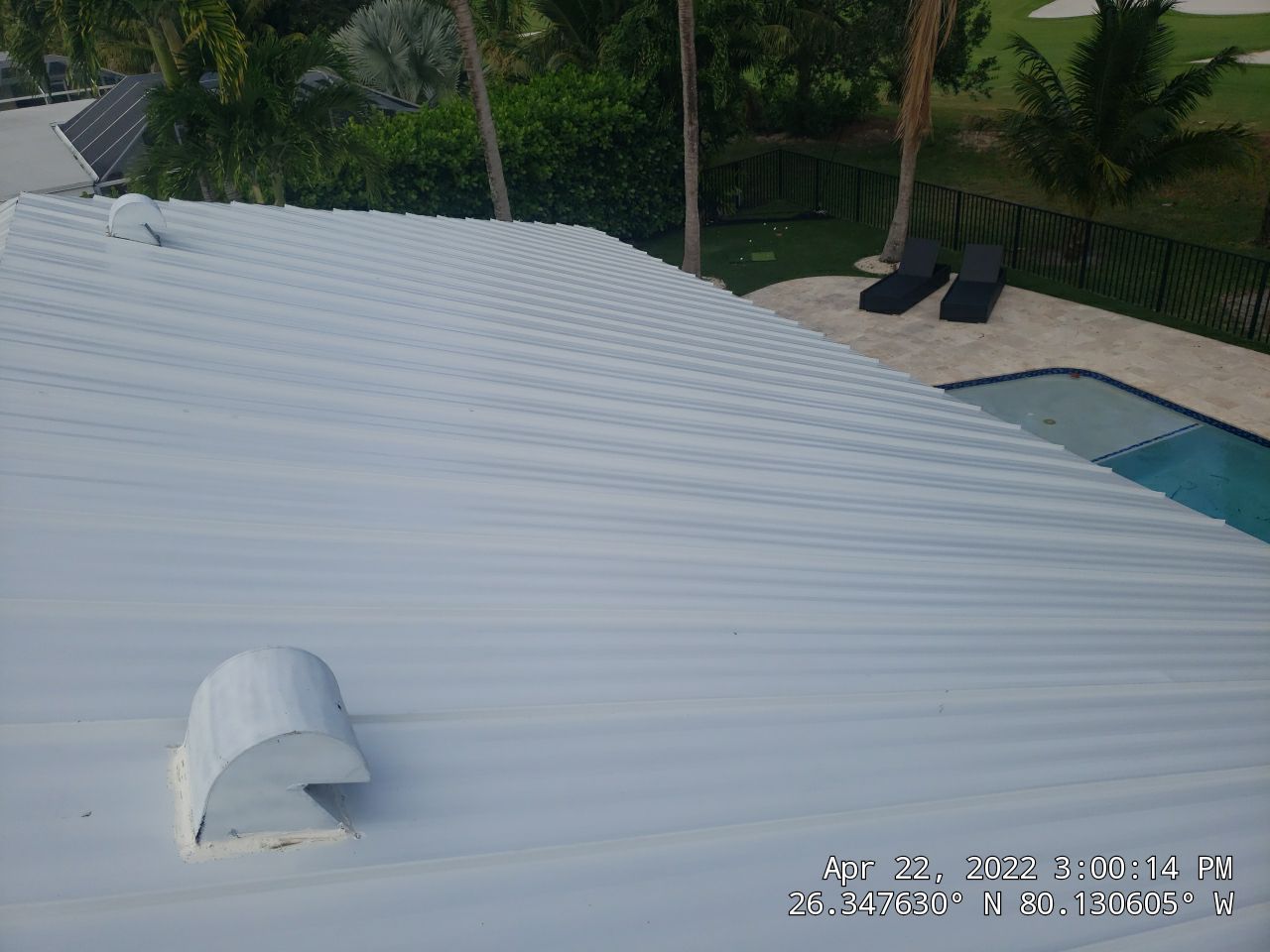 Residential Roofing Installation using 1" Nail strip metal roof by BLUES BROTHERS ROOFING