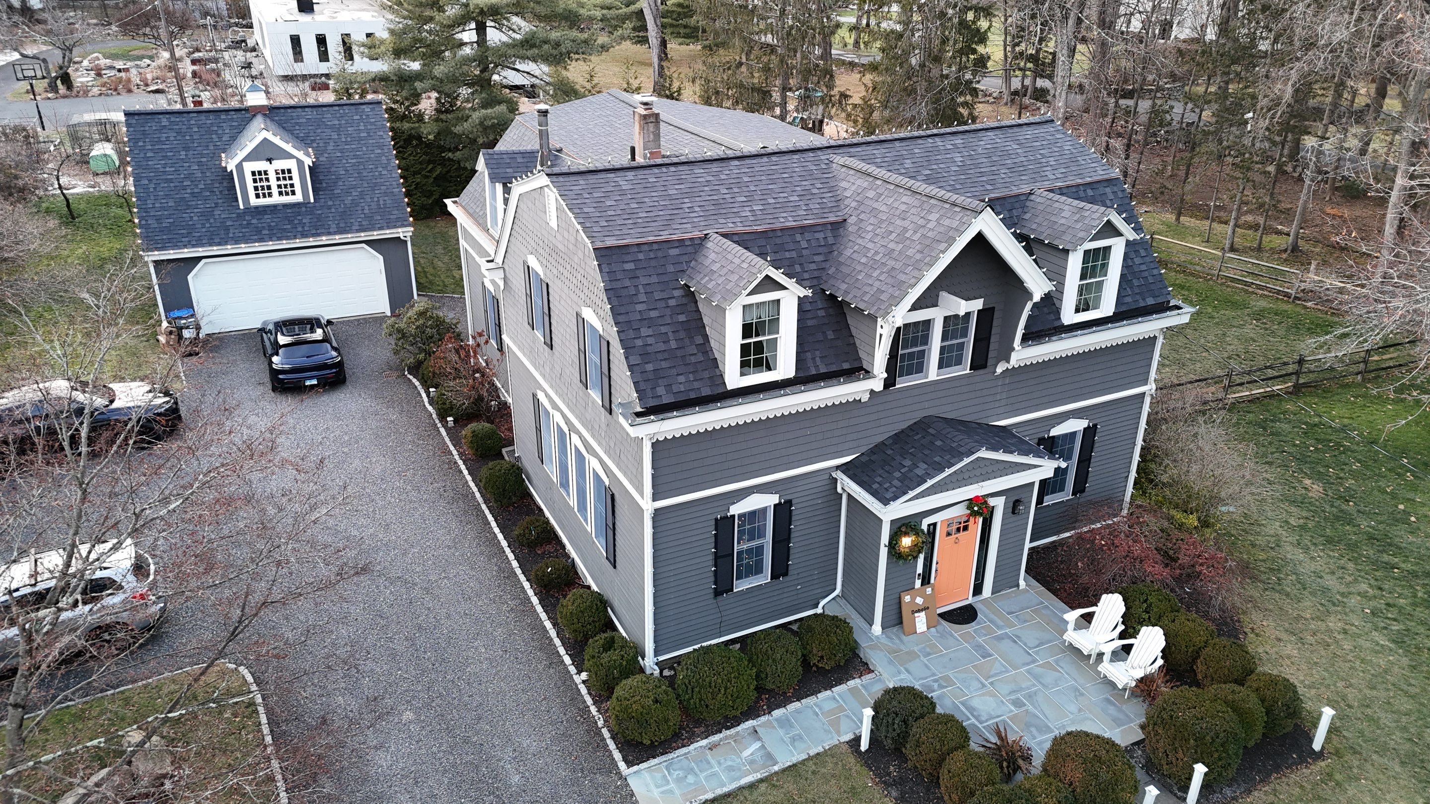 Owens Corning Duration: Onyx Black in Ridgefield, Connecticut by Golden Shield Roofing
