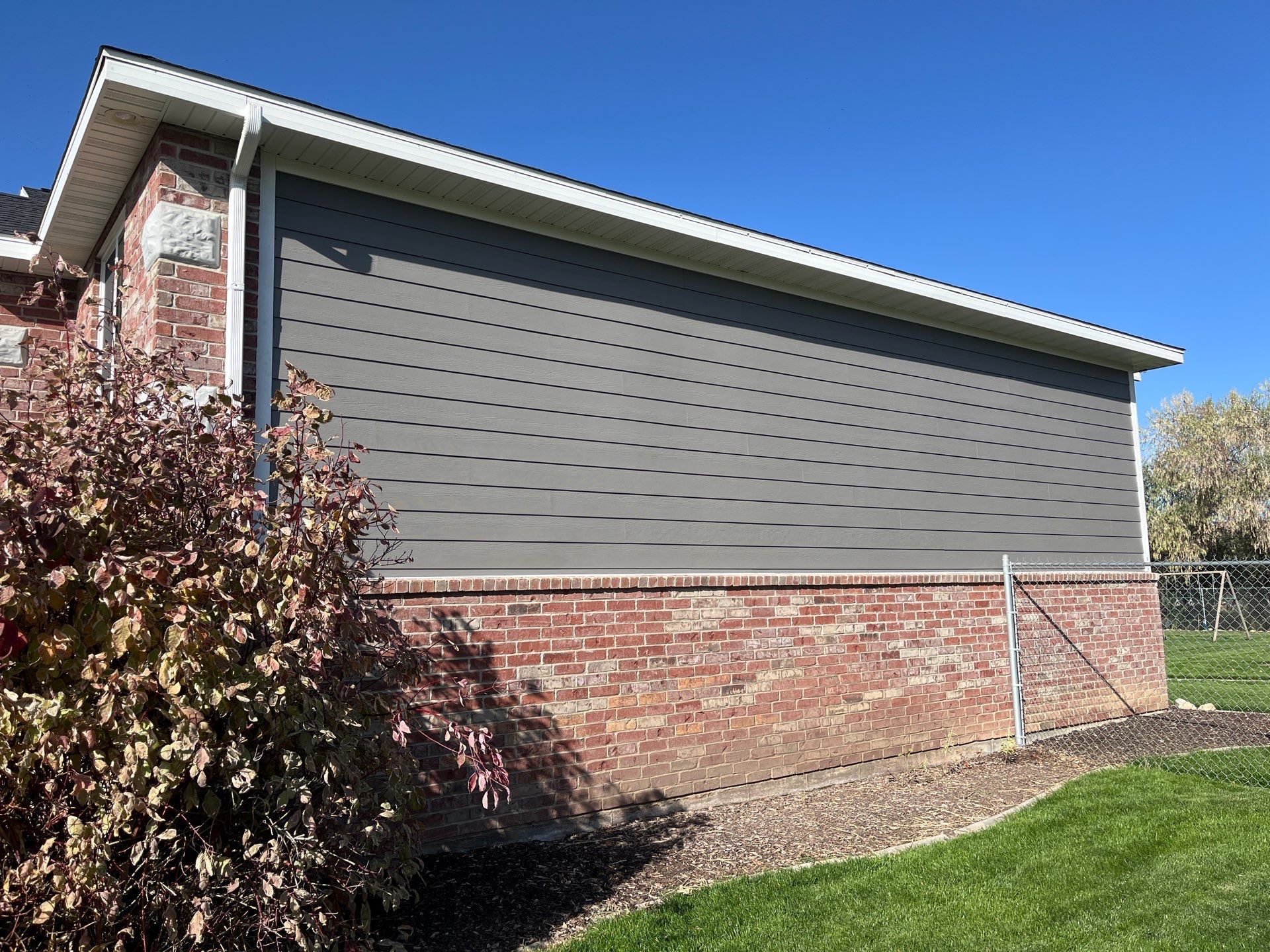 West Haven | Full Property Hardie Upgrade | Aged Pewter & Arctic White by Ideal Siding Utah