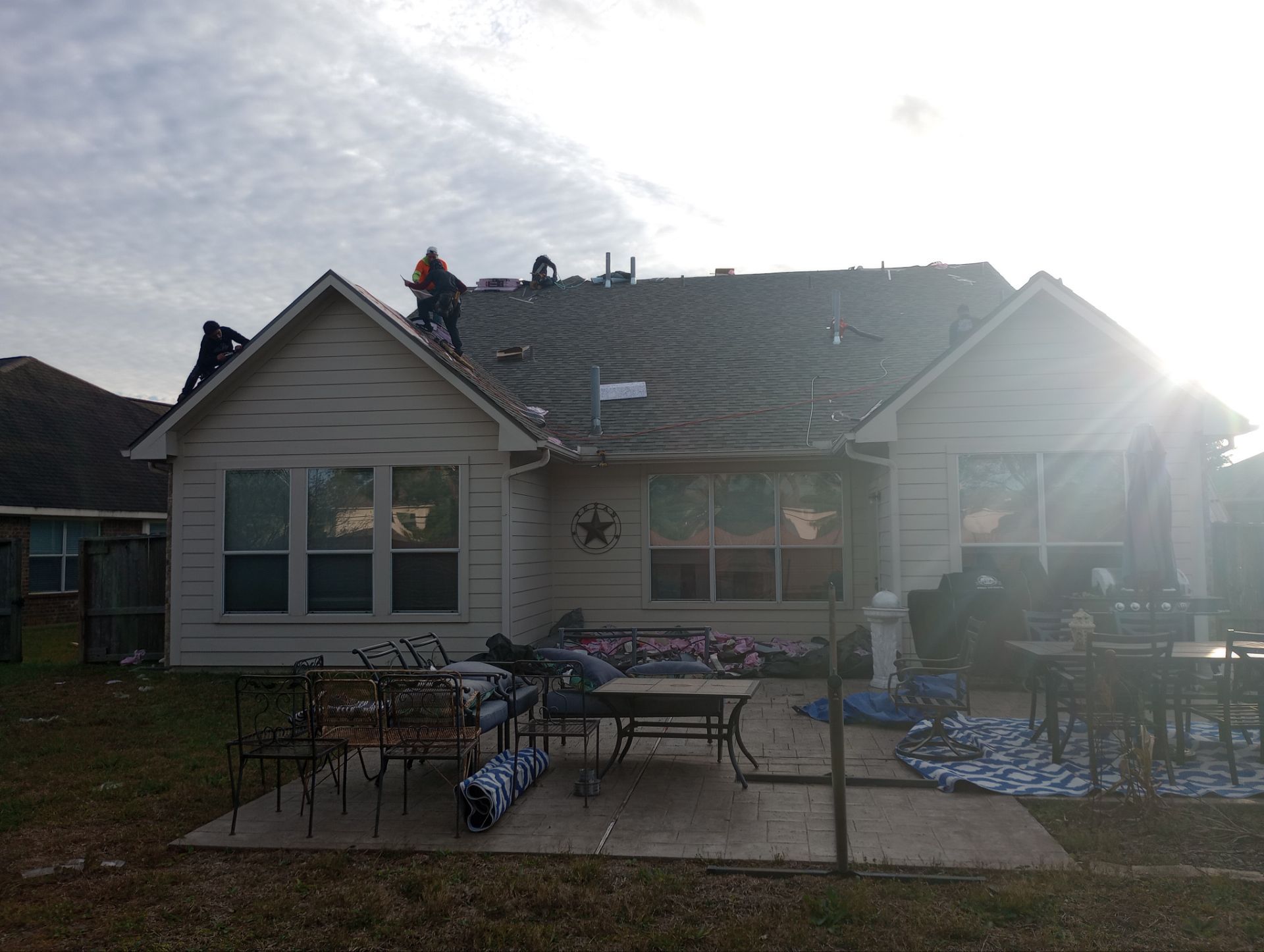 Residential Roofing Installation using Owen's Corning Duration (Lifetime) Shingles by Roof Repair Company