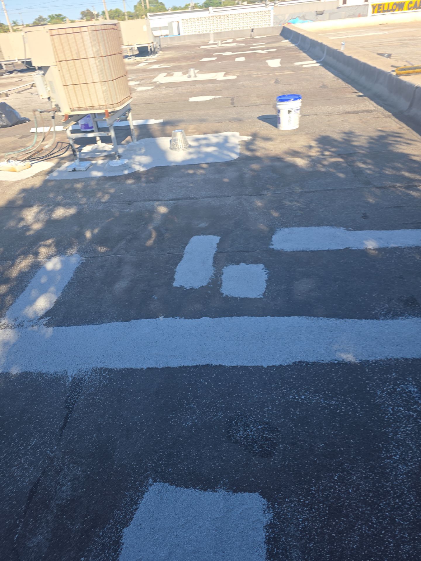 Flat Roof Repair on Commercial building in Fort Lauderdale by Aastro Roofing