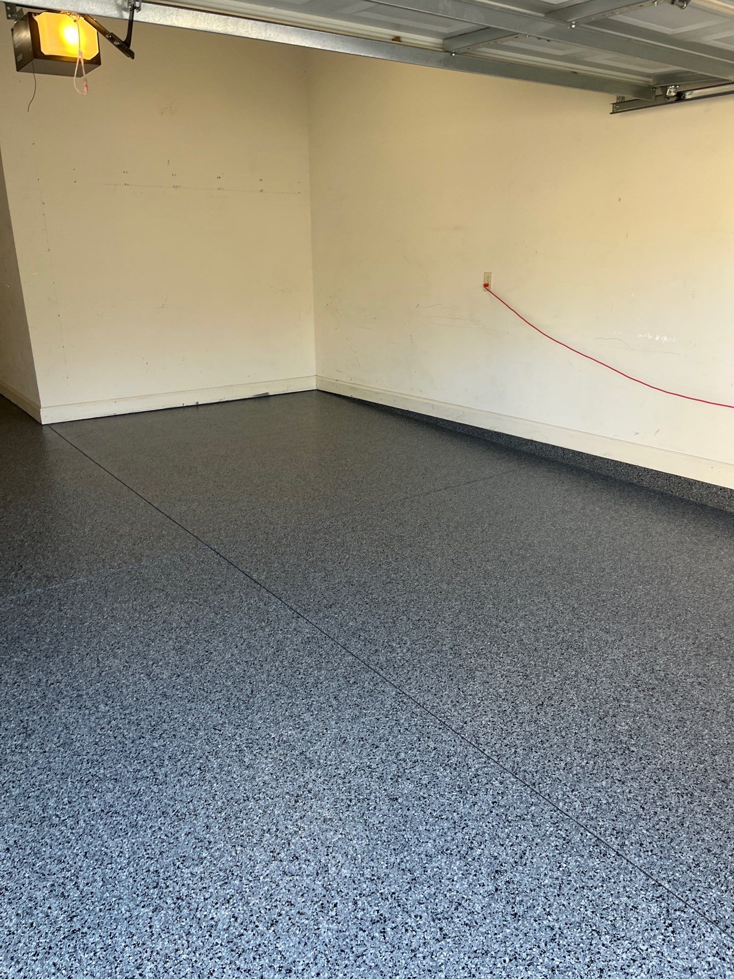 Garage Floor Coating using Nightfall by My Garage Floor Guys