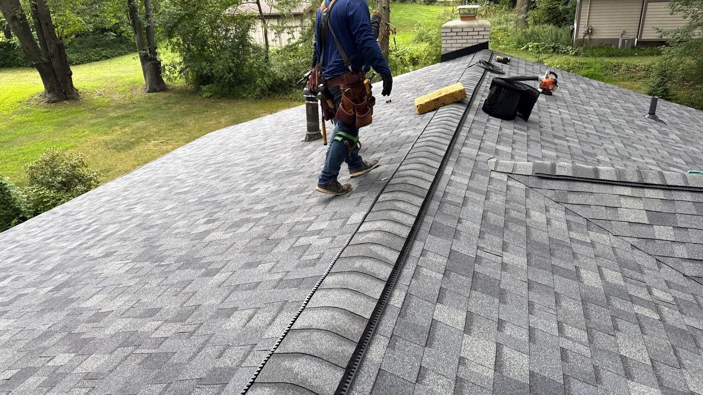 Roof Replacement using Owens Corning Estate Gray by 180 Contractors