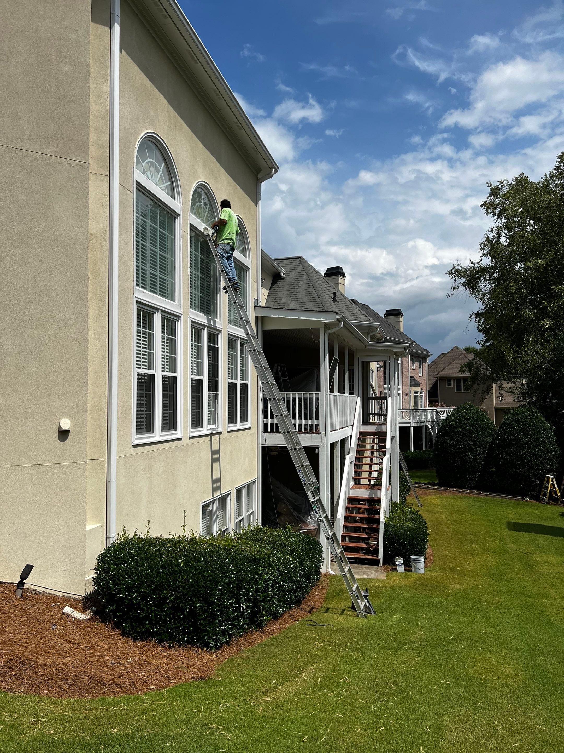 Comprehensive Stucco Exterior Painting and Trim Refresh in Duluth by Swift Home Renovations