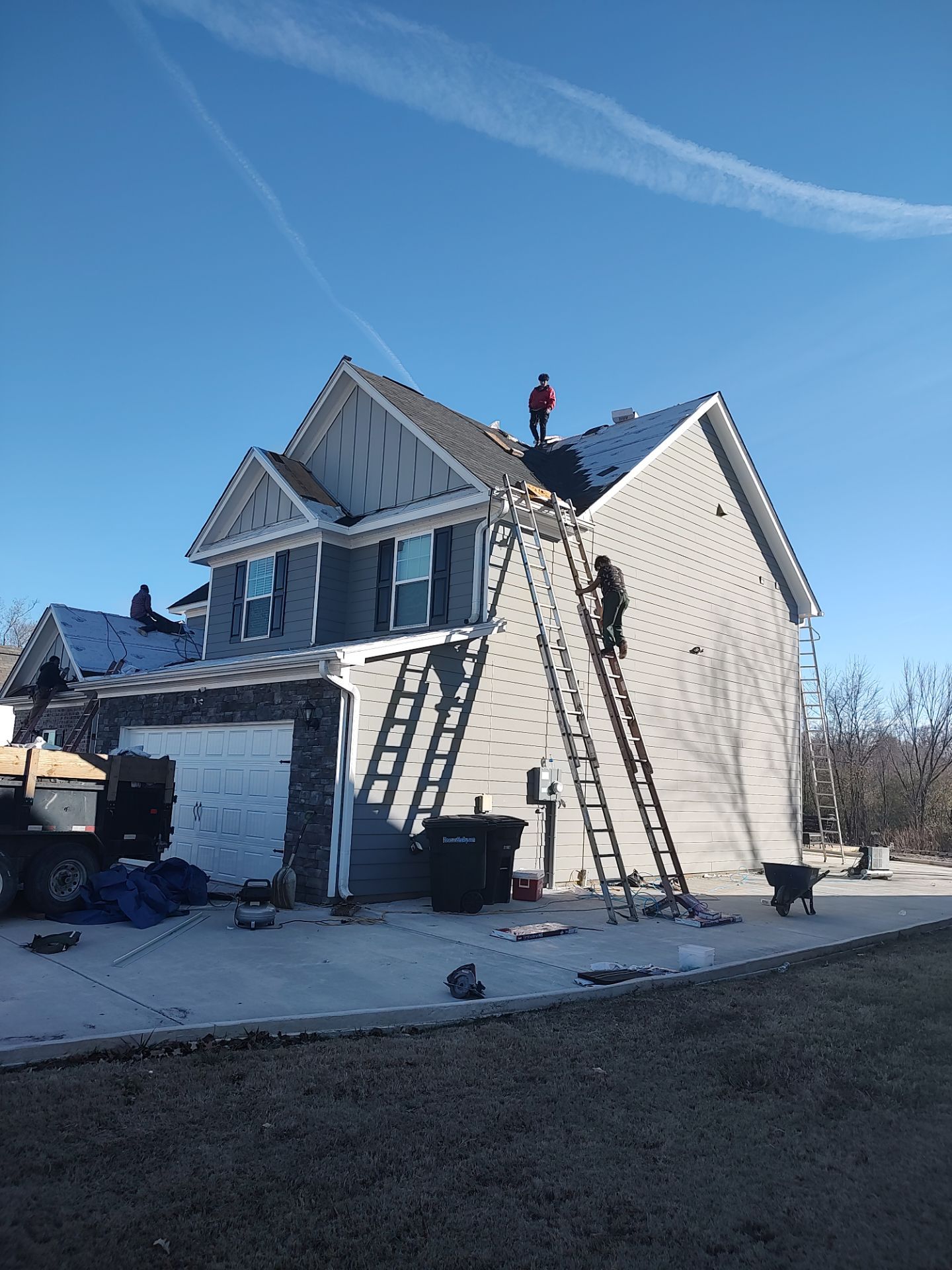 Residential Roof Replacement using GAF NATURAL SHADOW - CHARCOAL by Elite Roofing LLC