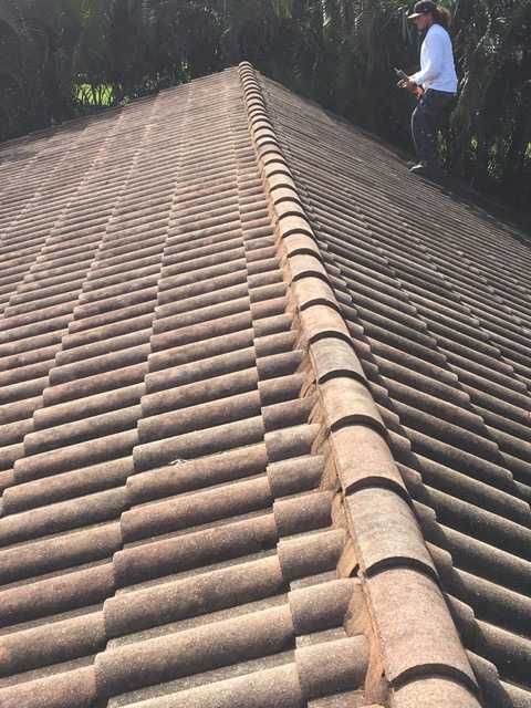 Concrete Tile Roof Repair using Concrete tile by Aastro Roofing
