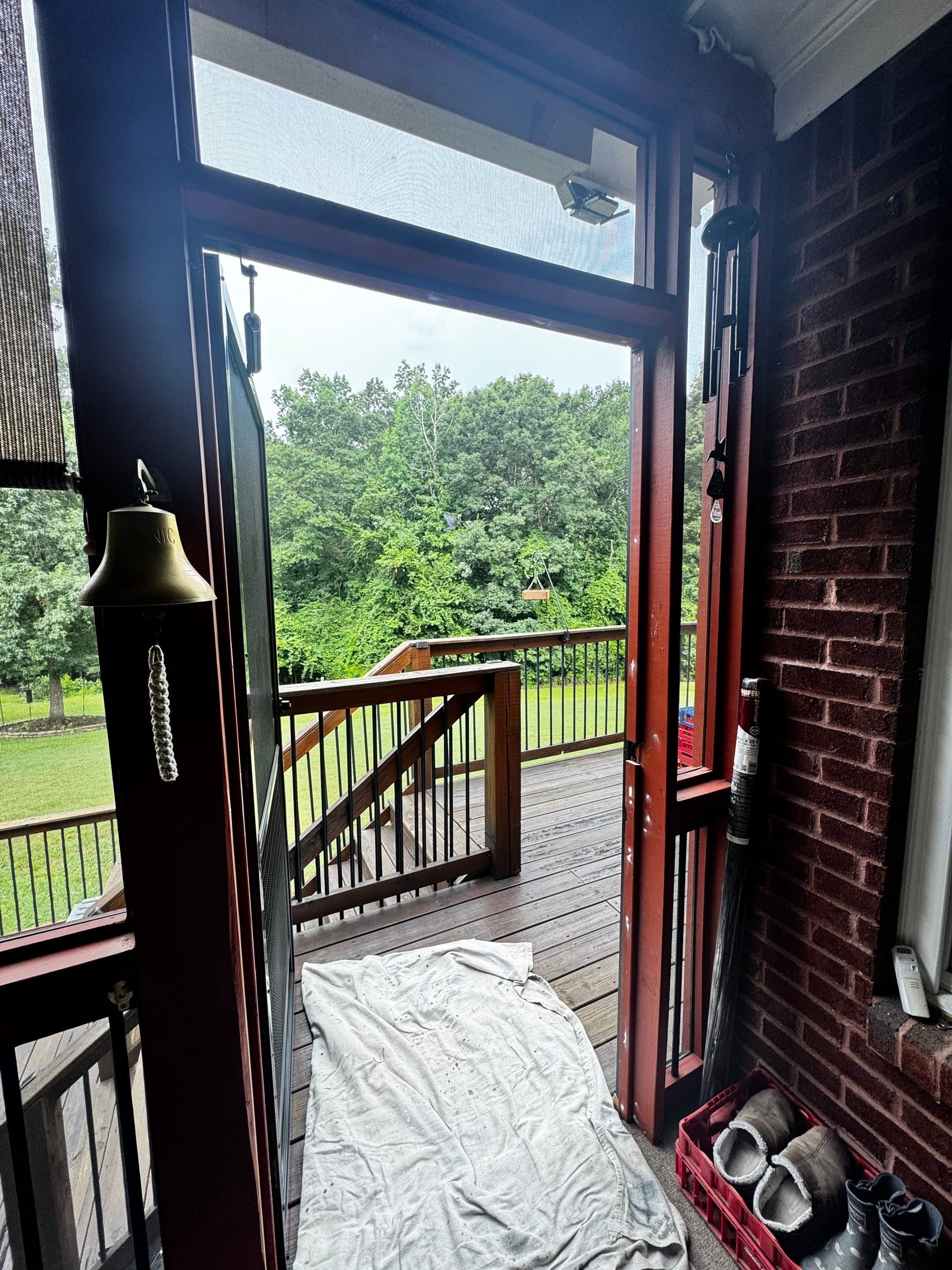 Custom Screen Door Installation and Exterior Trim Repair in Social Circle by PGP Surface Solutions, LLC