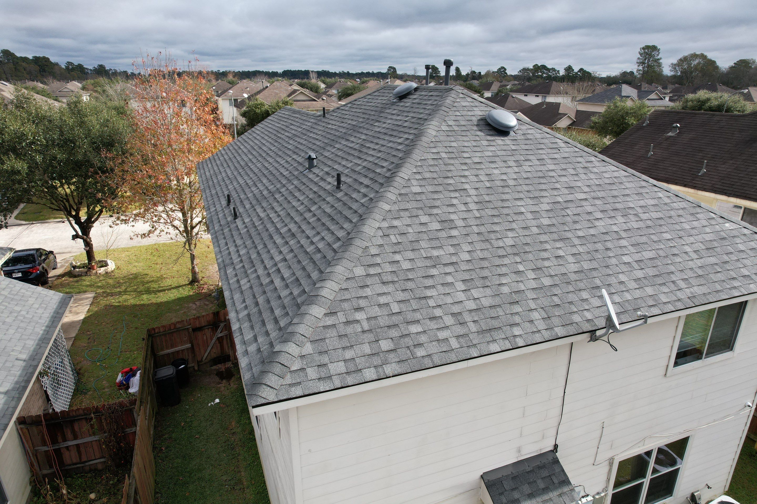 Silver Birch Shingles by Reimagine Roofing