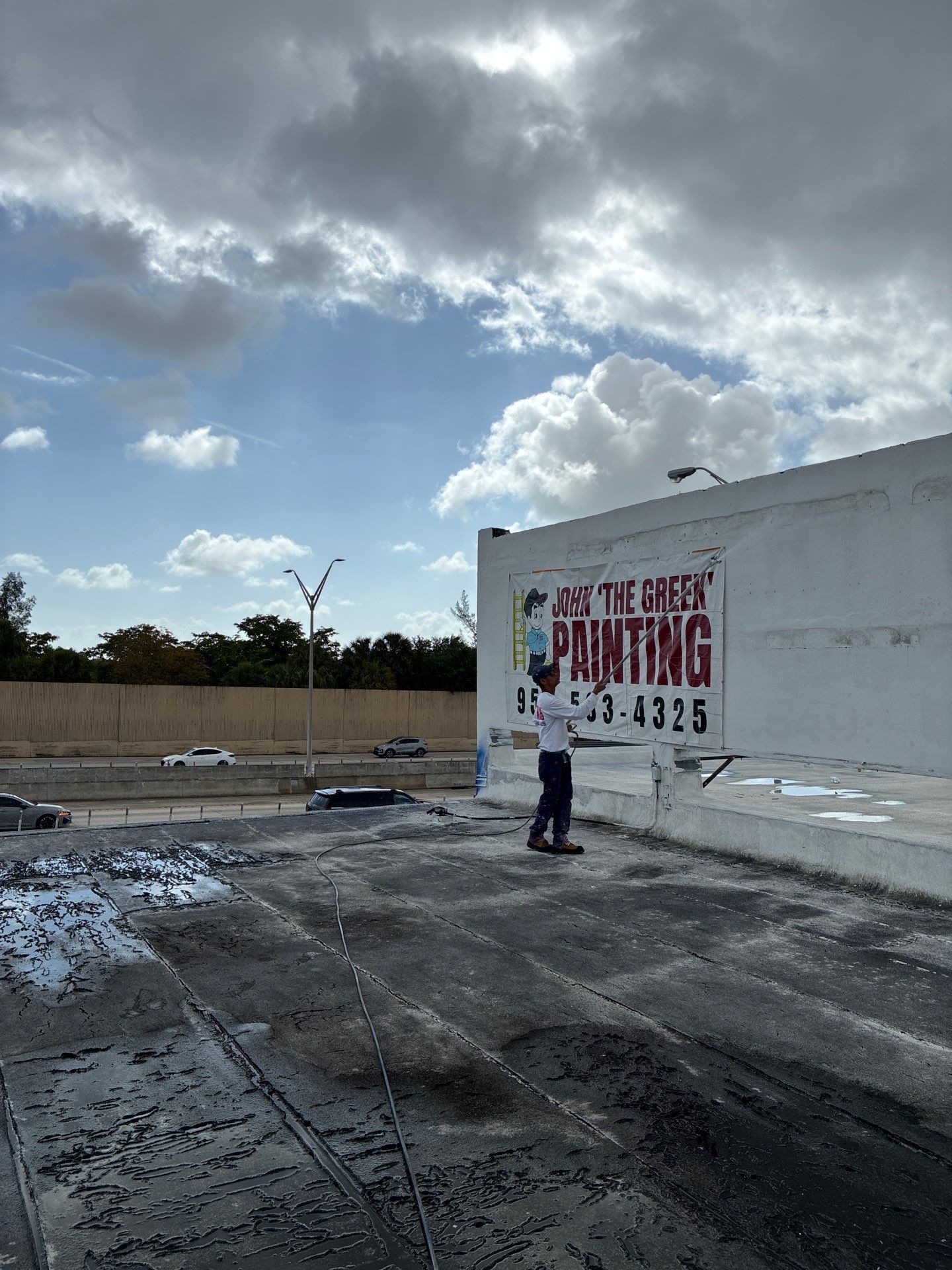 Miami Commercial Exterior Transformation by John “The Greek” Painting