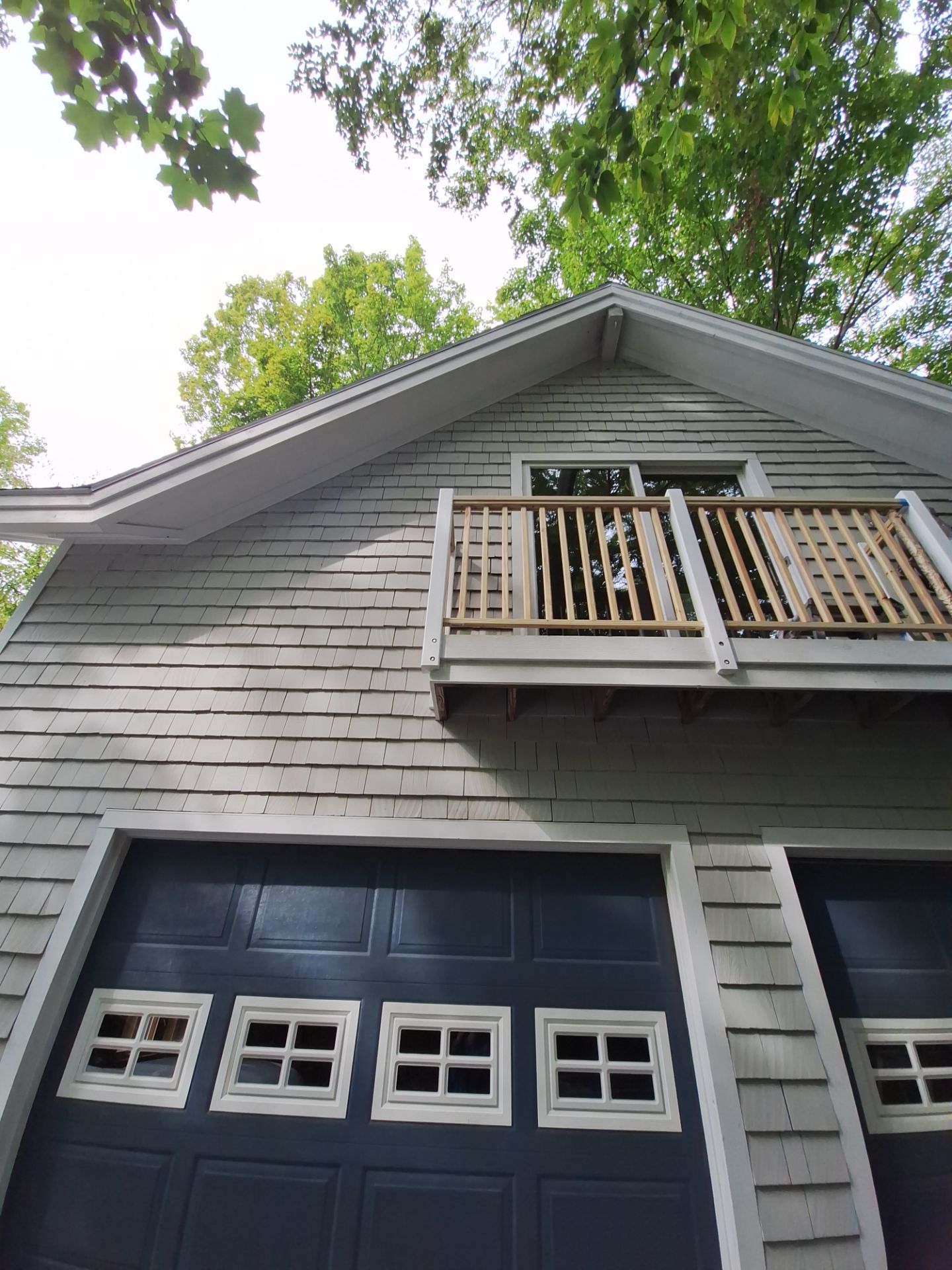 Lakefront Deck Pressure Washing, Exterior Wood Staining, and Painting in West Olive MI by Gordon Painting