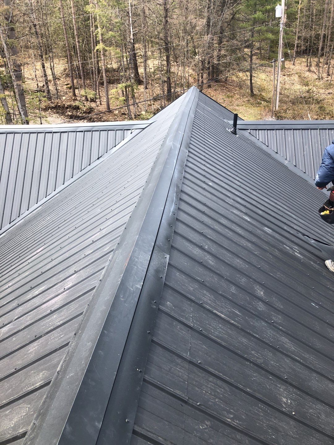 Exposed Fastener Metal Roof using Vicwest UltraVic by Jay Carter Roofing & Sheet Metal
