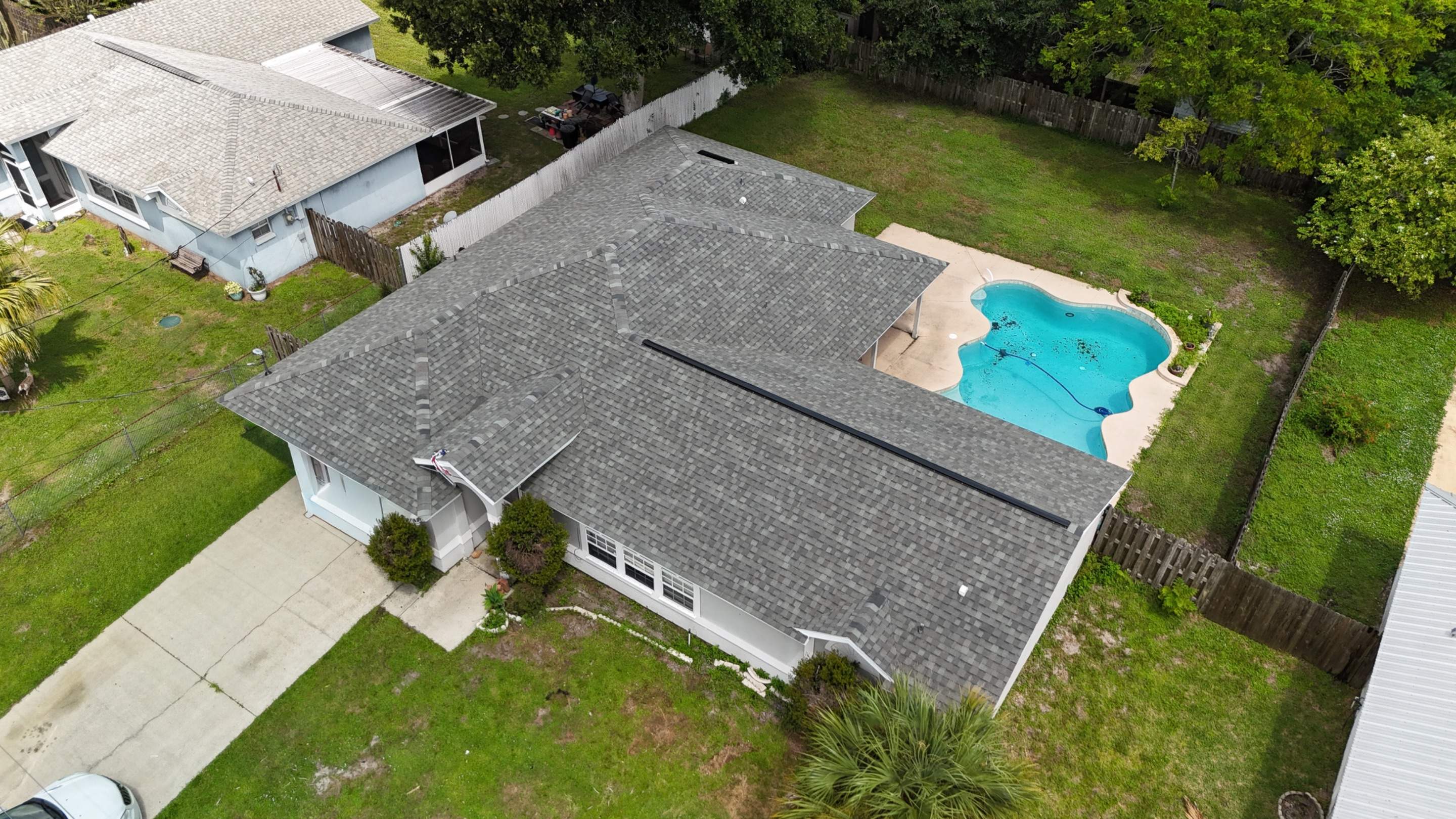 Port St. John Roof Replacement Featuring Tamko Titan Oxford Gray Shingles by Wiedmann Construction & Roofing