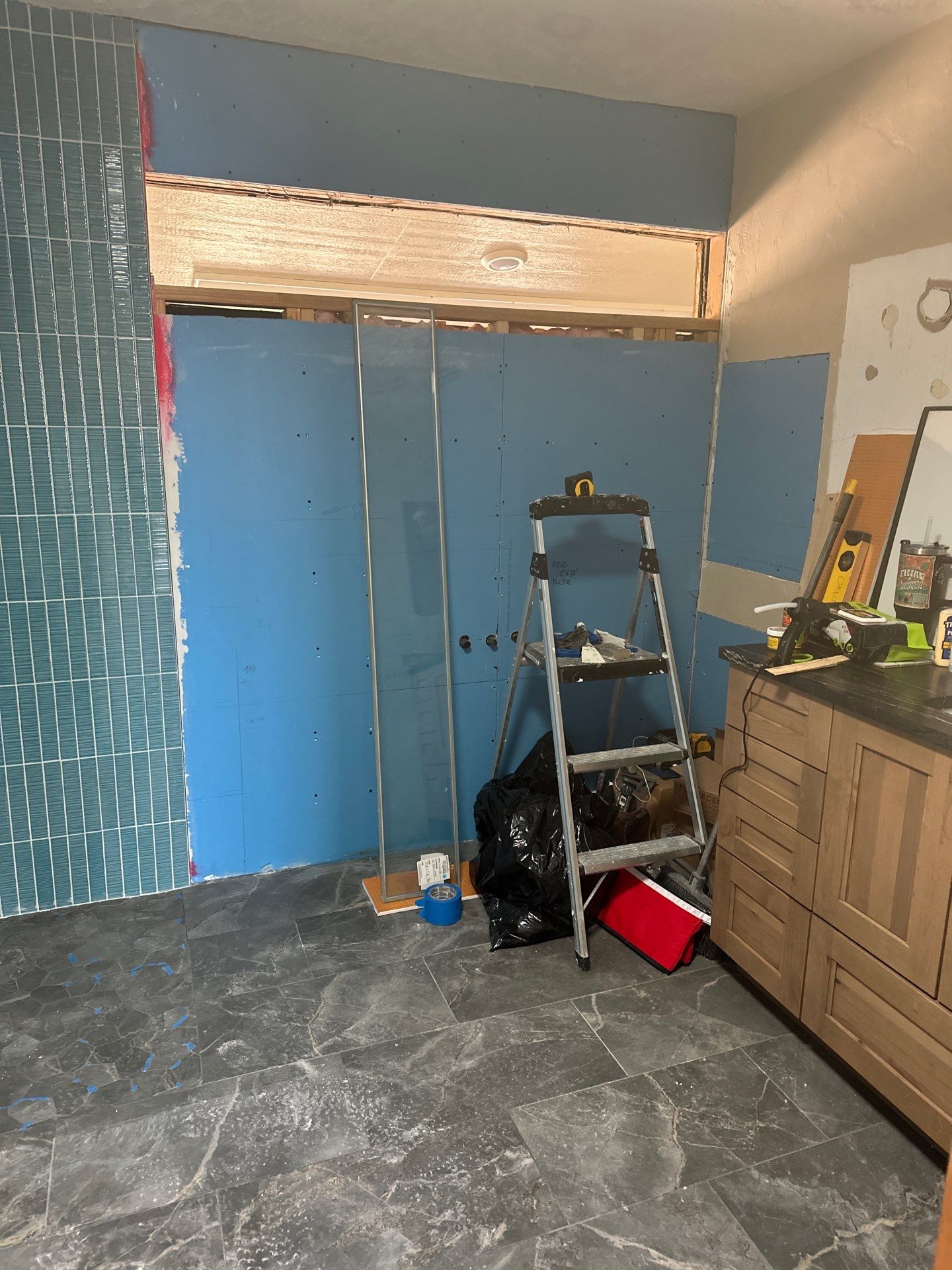 Durango Bathroom Renovation with Tile and Vanity Installation by CompanyCam