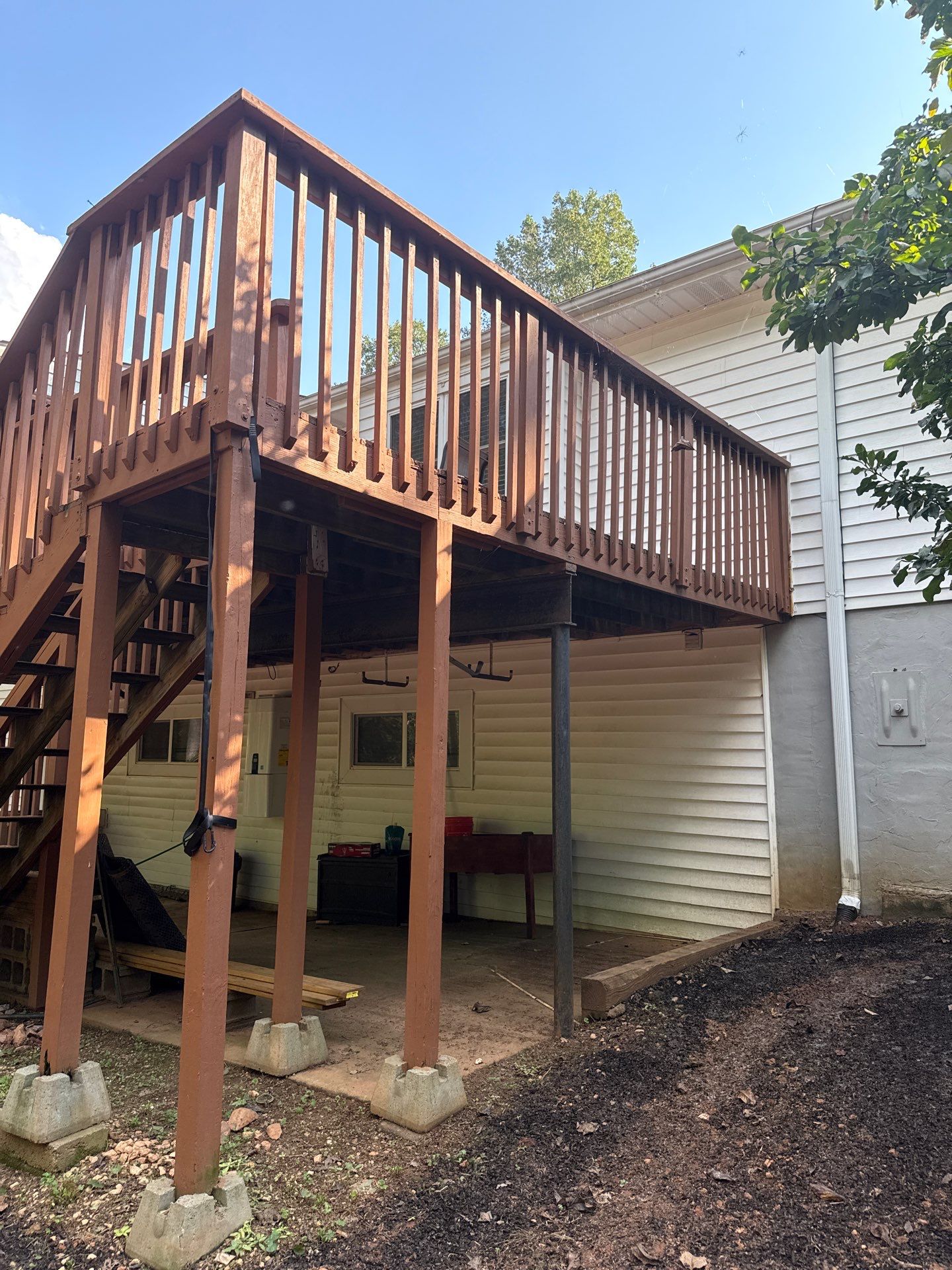 Deck Resurface using Pressure Treated Pine in Lilburn, GA by Nelson Exteriors