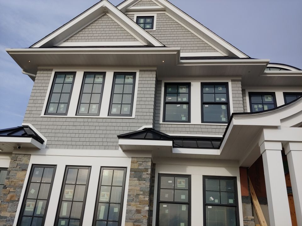 Swansea, MA Gutter Installation using 4x6 Fiberglass Gutter with PVC Bed Moulding by Gutter Pro Enterprises