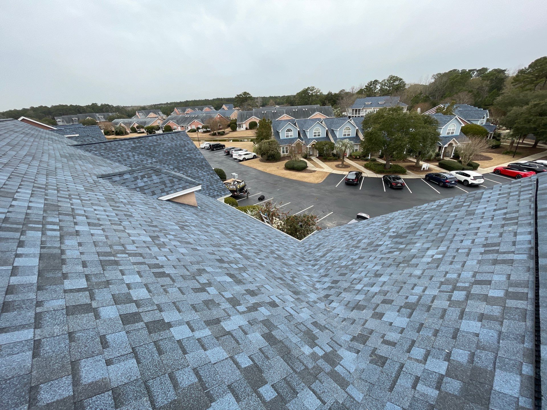 IKO Dynasty - Atlantic Blue by Linta Roofing