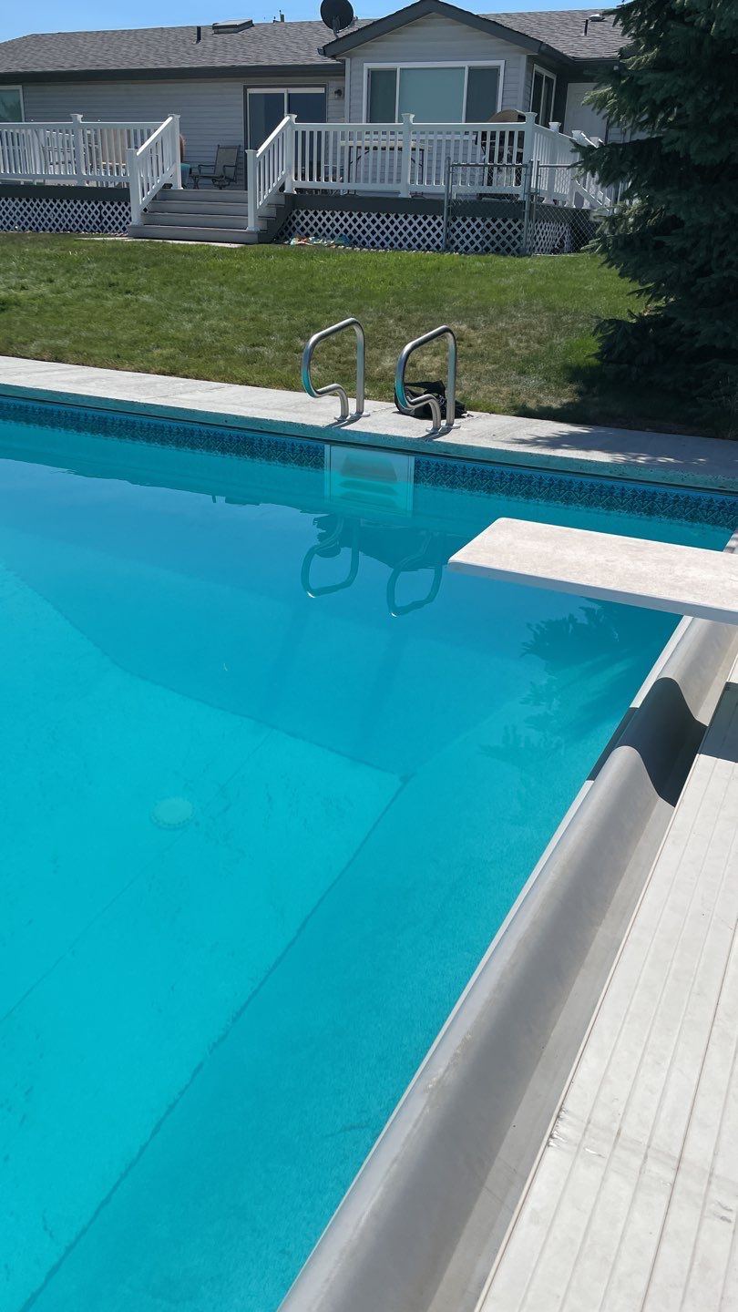 Pool Deck Transformation using Slate Stone by Croc Coatings, LLC